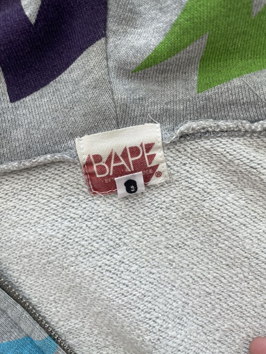 Bape × Vintage Sta Pattern Full Zip Hoodie Size US M / EU 48-50 / 2 - 3 Thumbnail