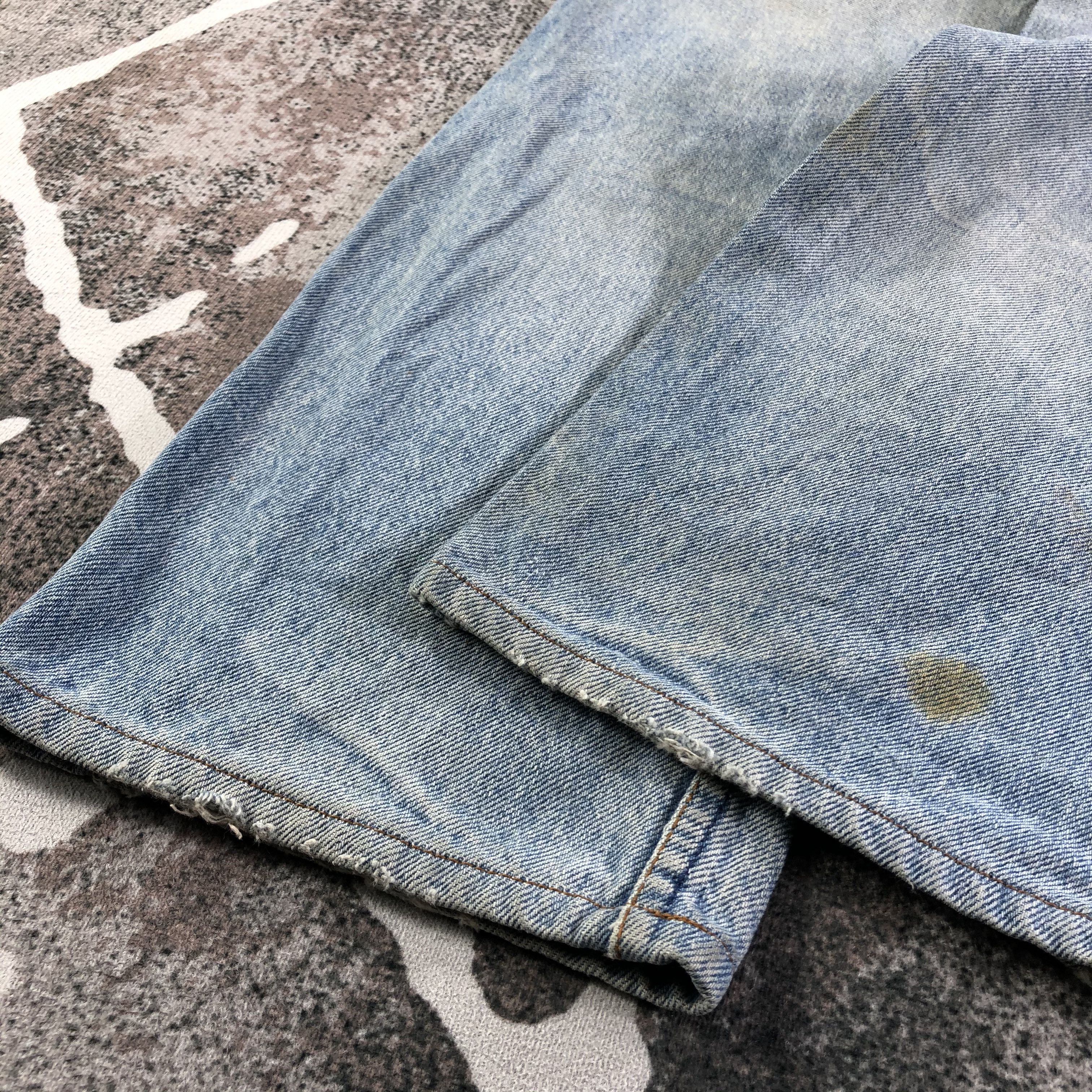 Levi's Vintage Levis 505 Jeans Rusty Blue Denim KJ2484 Size US 29 - 6 Thumbnail