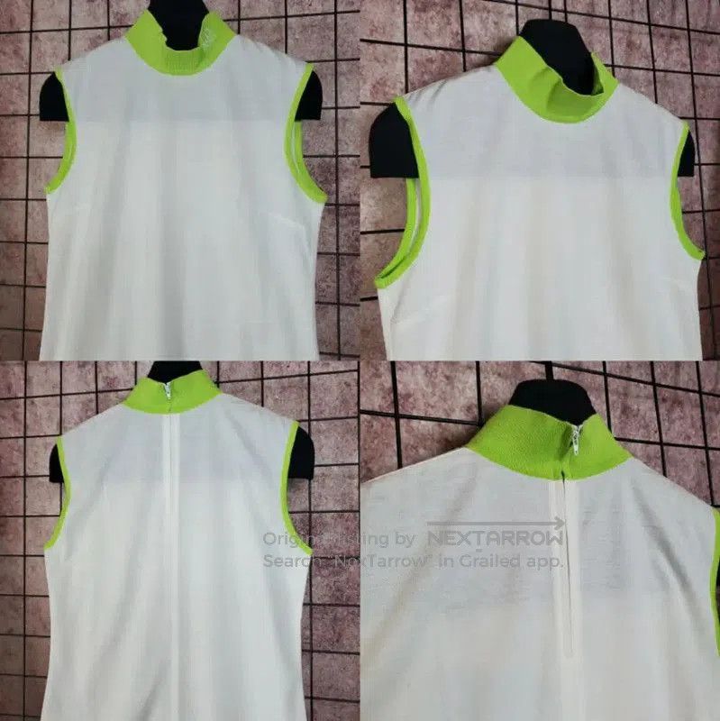 Dior Dior White Cotton Sleeveless Summer T. Size L / US 10 / IT 46 - 3 Thumbnail