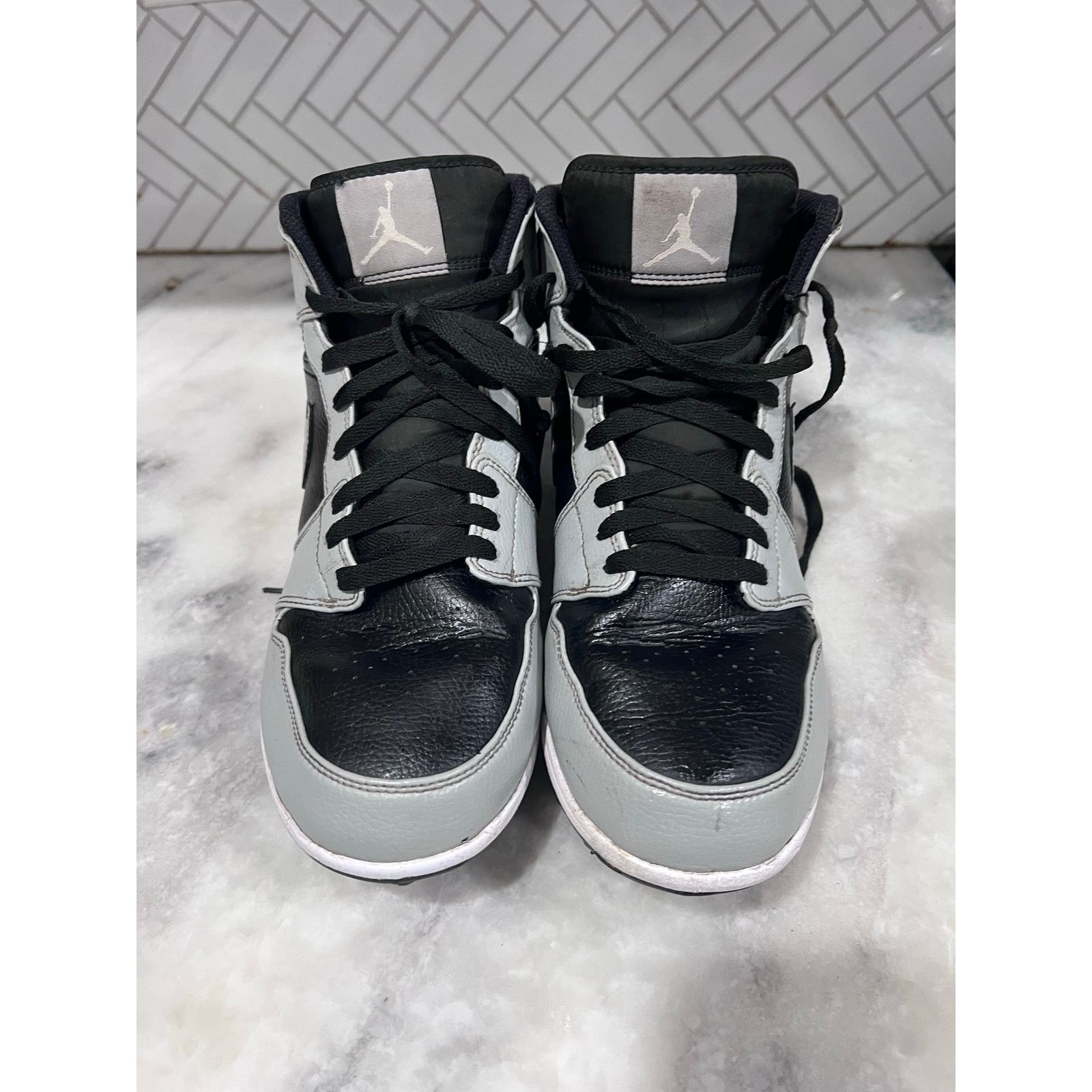 Jordan Brand Jordan 1 Mid TD 10.5 Football Cleats Shadow 2.0 FJ6805-002 Size US 10.5 / EU 43-44 - 8 Thumbnail