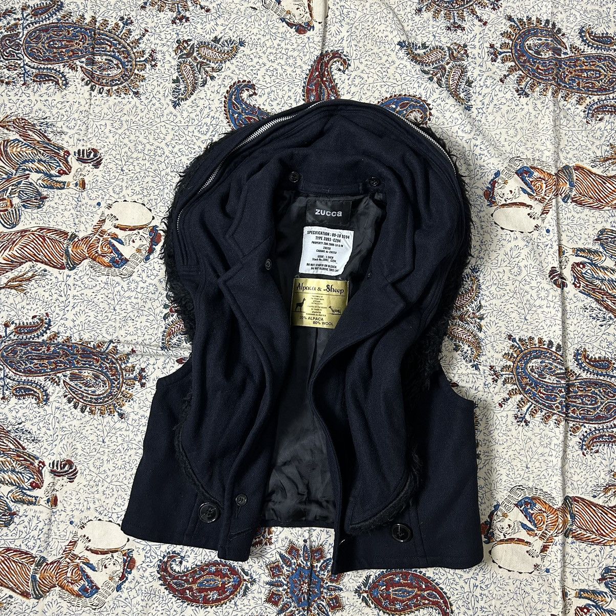 CABANE de ZUCCa × Zucca ZUCCA fur hooded vest Size M / US 6-8 / IT 42-44 - 2 Thumbnail