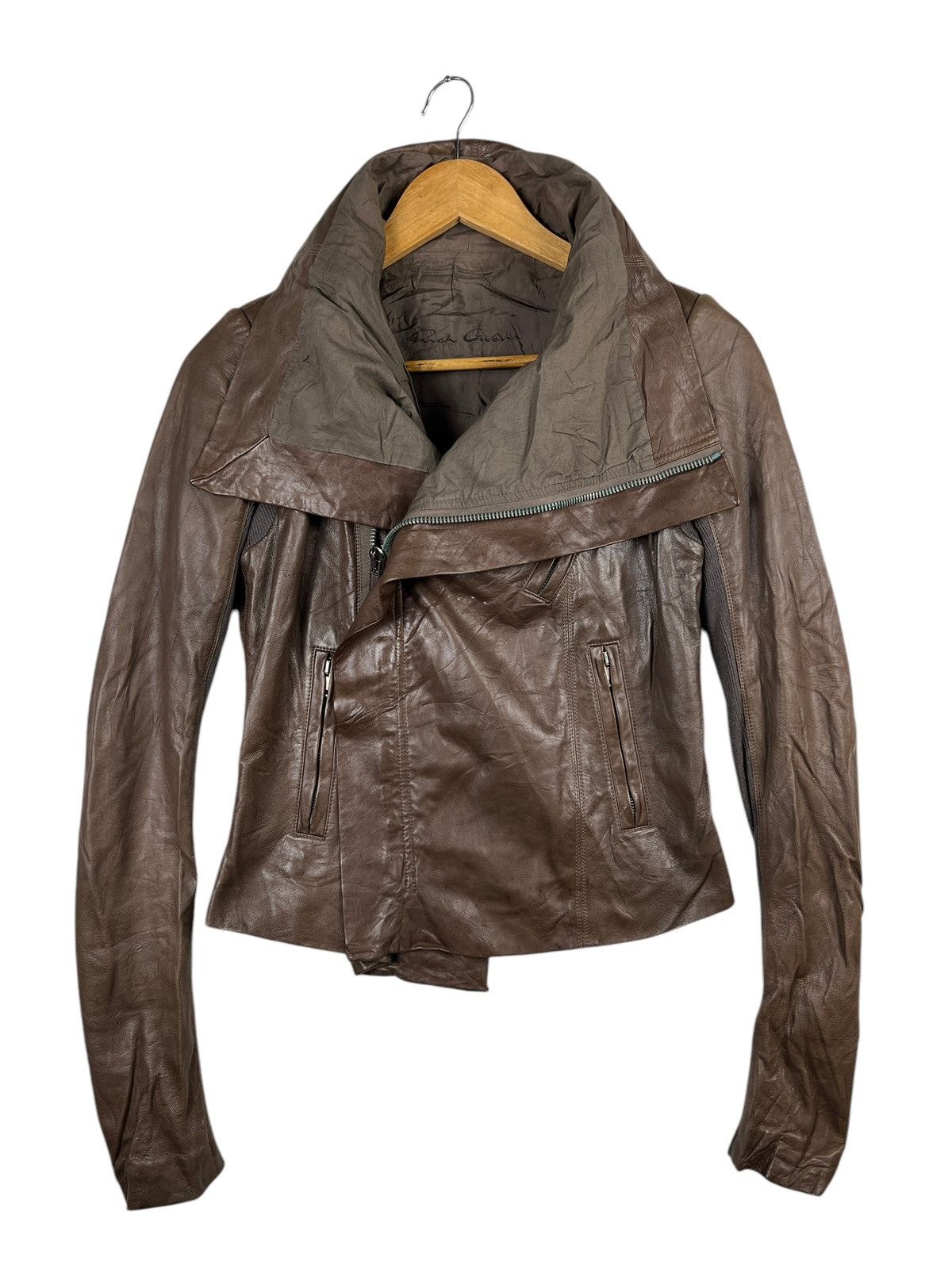 Rick Owens 🔥 RICK OWENS HYBRID LEATHER BOHO MOTORCYCLE JACKET Size M / US 6-8 / IT 42-44 - 6 Thumbnail