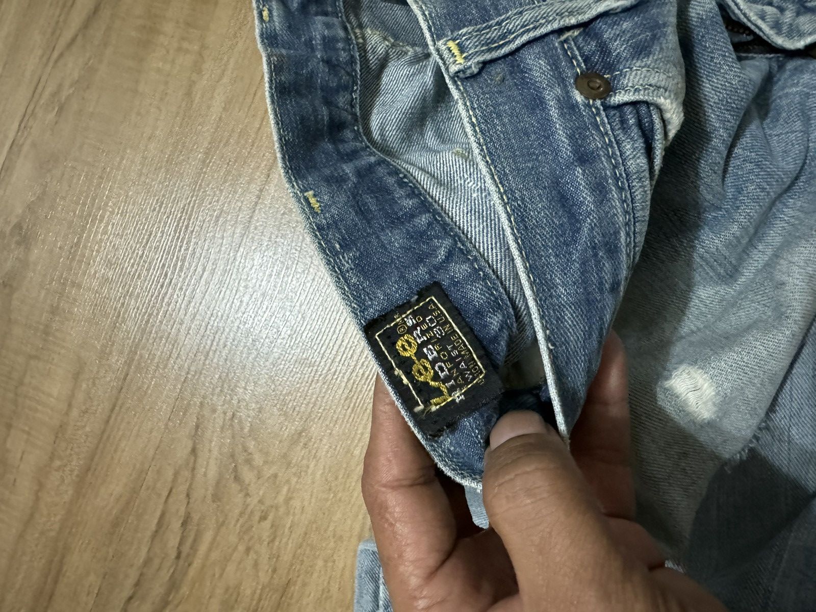 Vintage VINTAGE LEE JEANS Size US 30 / EU 46 - 4 Thumbnail
