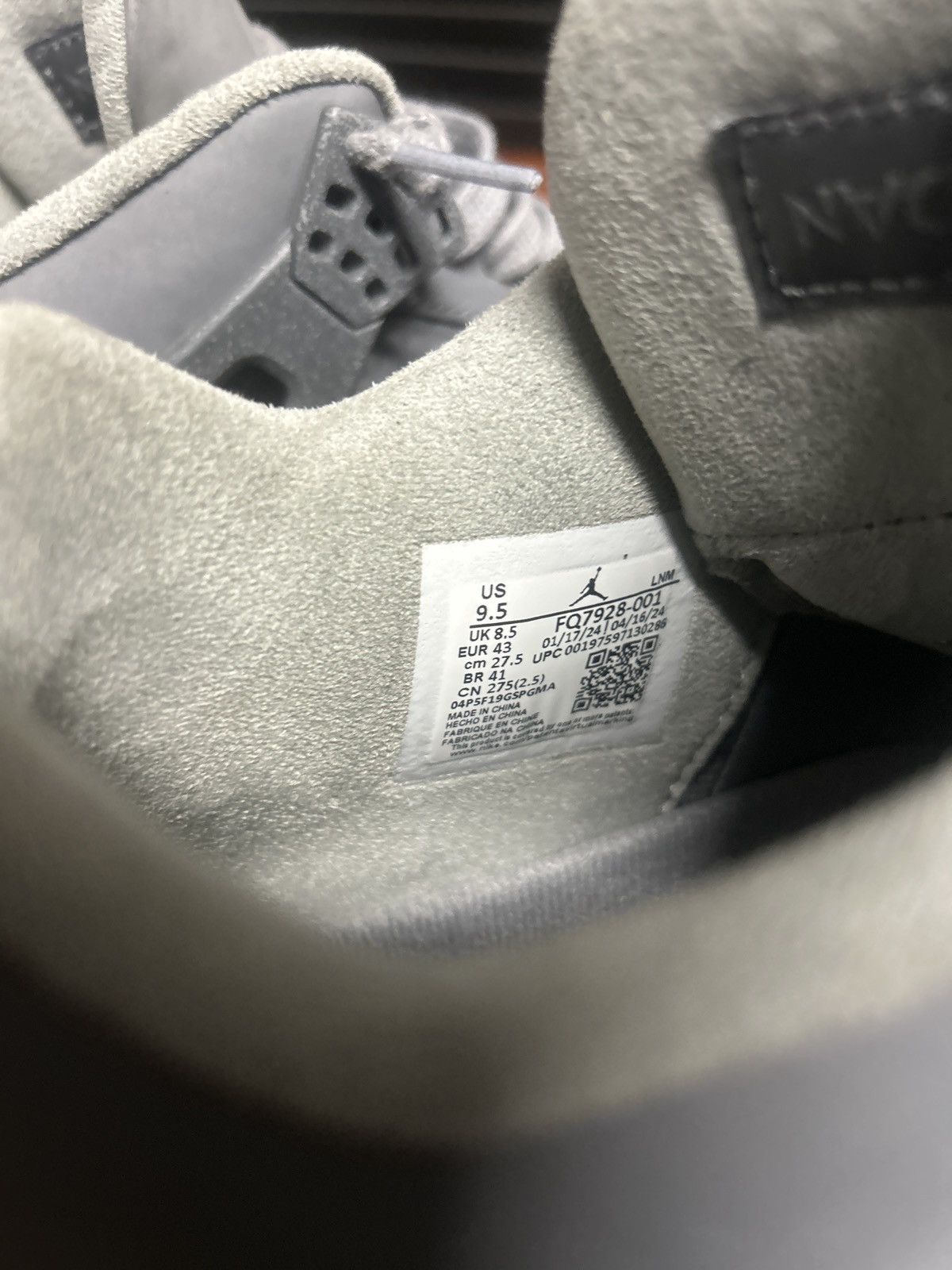 Jordan Brand Wet cement Size US 9.5 / EU 42-43 - 5 Thumbnail