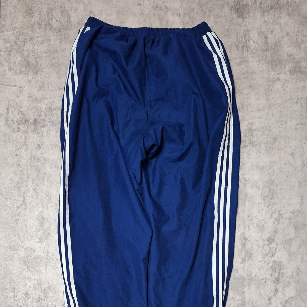 Adidas Adidas blue and white track pants Size US 34 / EU 50 - 5 Thumbnail