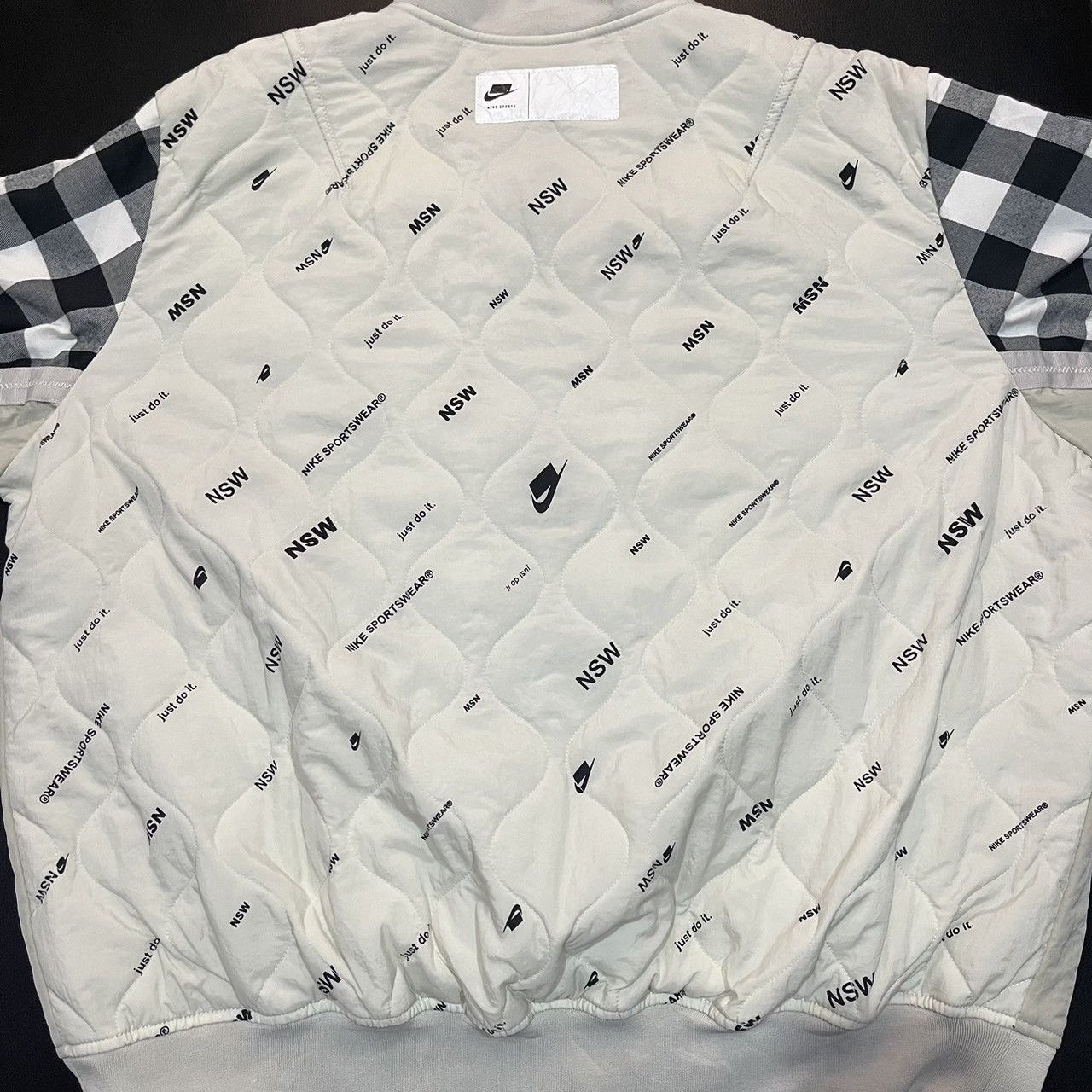 Nike Nike Sportswear Bomber Jacket Beige Size US XL / EU 56 / 4 - 9 Thumbnail