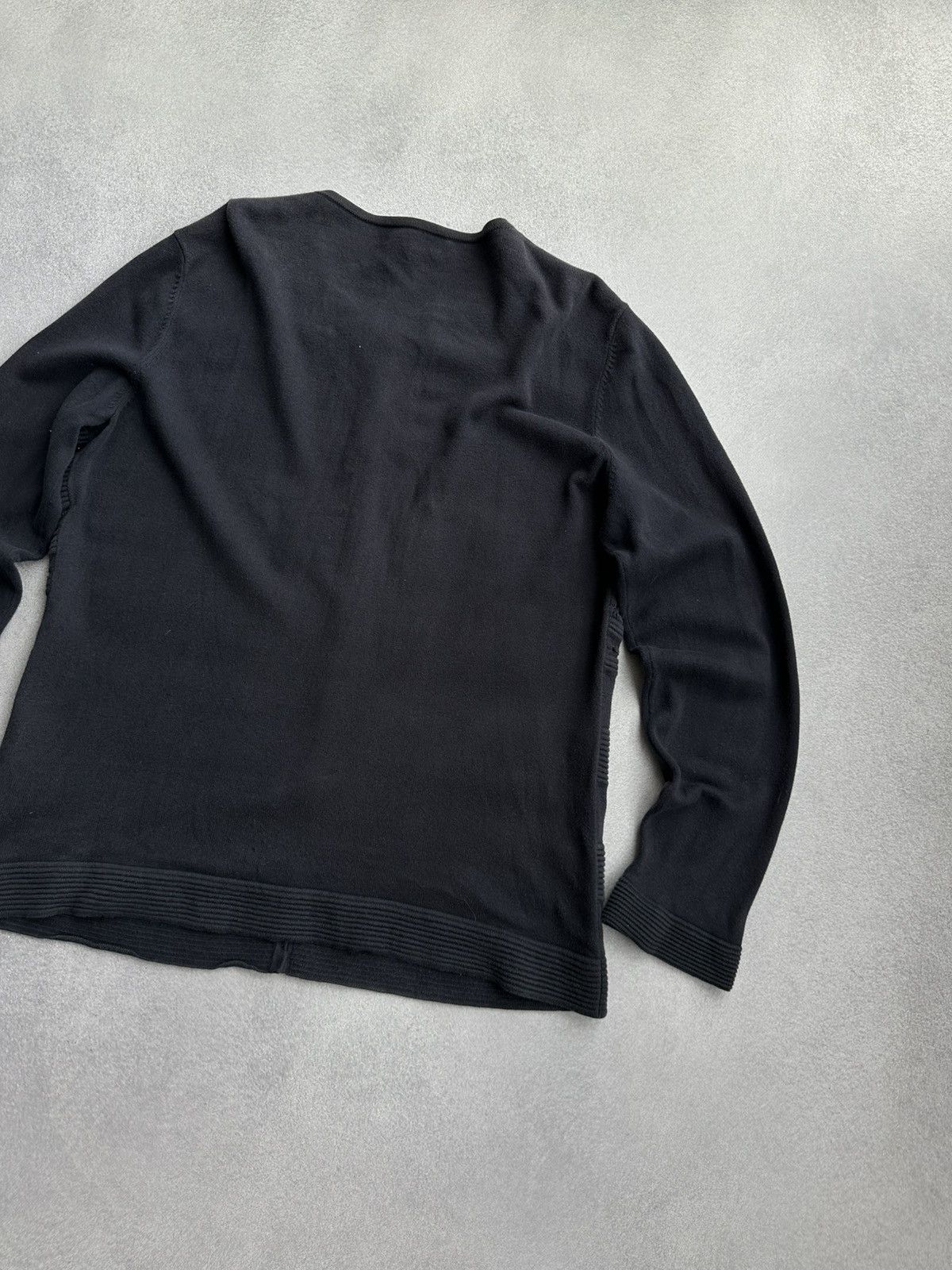 Escada Escada Navy Blue Embellished Button-Front Cardigan Sweater Size XL / US 12-14 / IT 48-50 - 10 Thumbnail