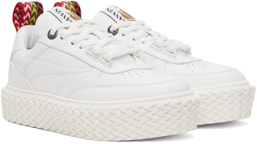 Lanvin o1y0326 Low-Top Sneakers in White Size US 8 / IT 38 - 3 Thumbnail