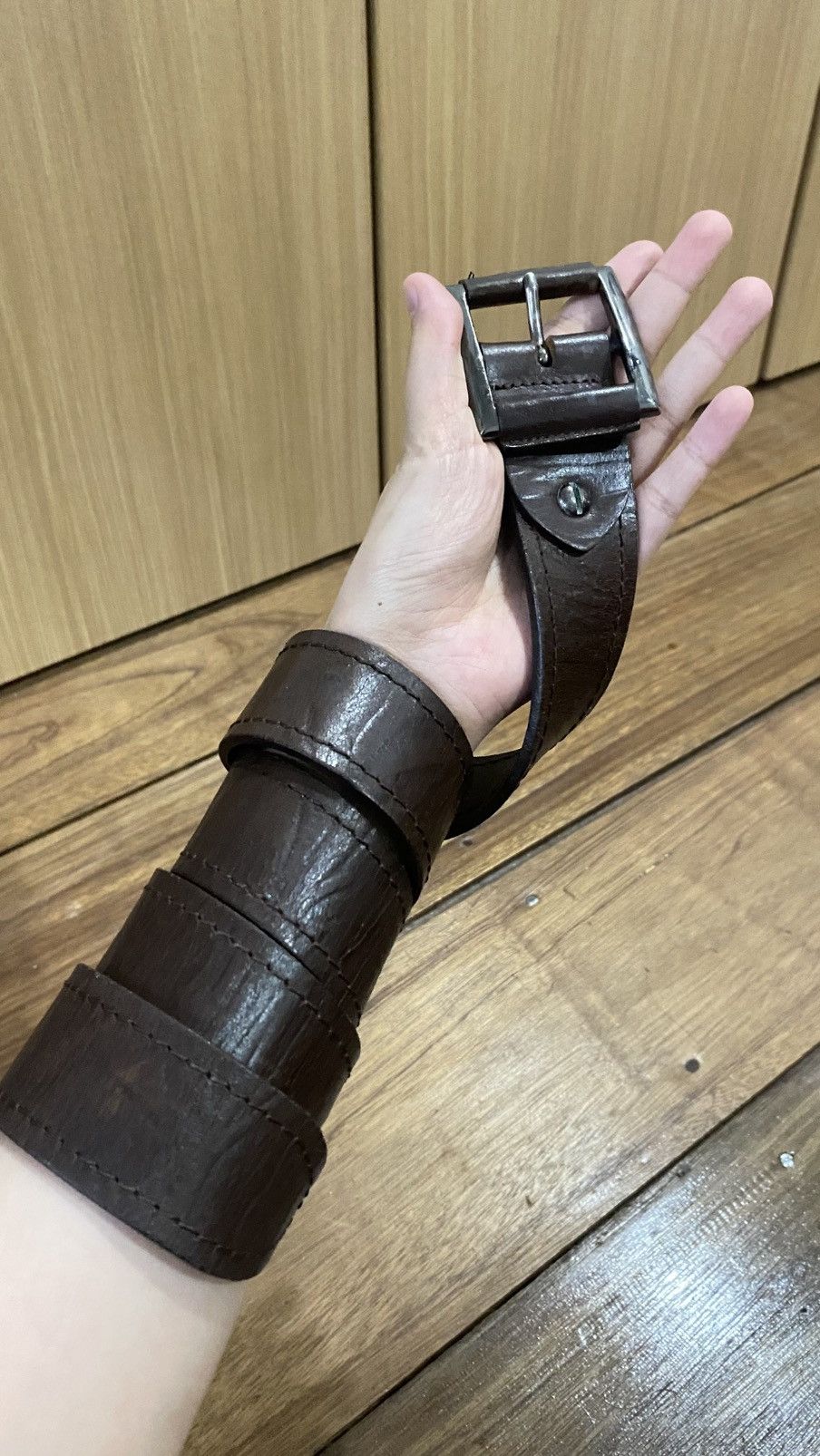 Vintage Y2K vintage belt leather Size ONE SIZE - 1 Thumbnail