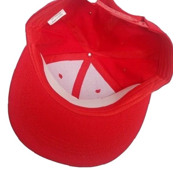 Vintage VINTAGE Stoli Liquor Flat Brim Cap Men One Size Red Embroidered Snapback Liquor Spirits Bartending Size ONE SIZE - 7 Thumbnail