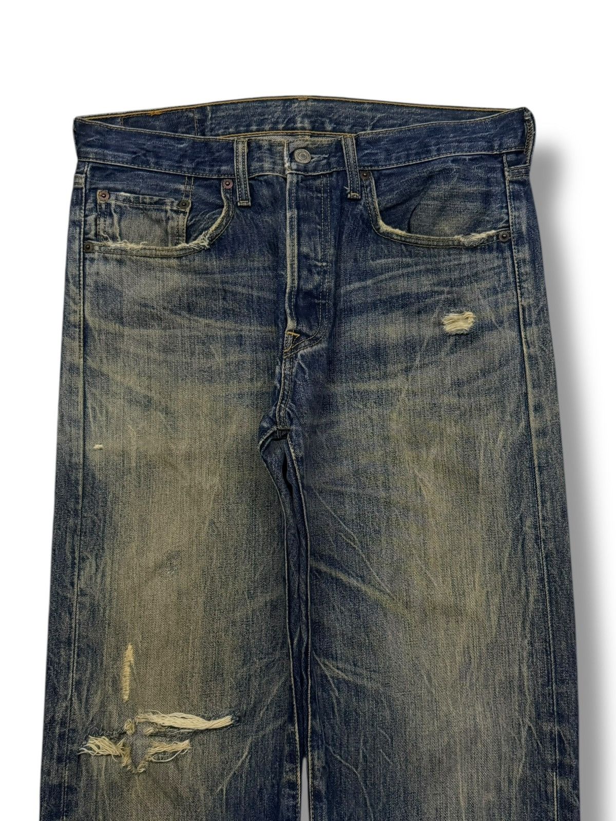 Levi's Vintage 00s Levi’s 501 Japan Exclusive Vintage Faded Denim Size US 32 / EU 48 - 4 Thumbnail
