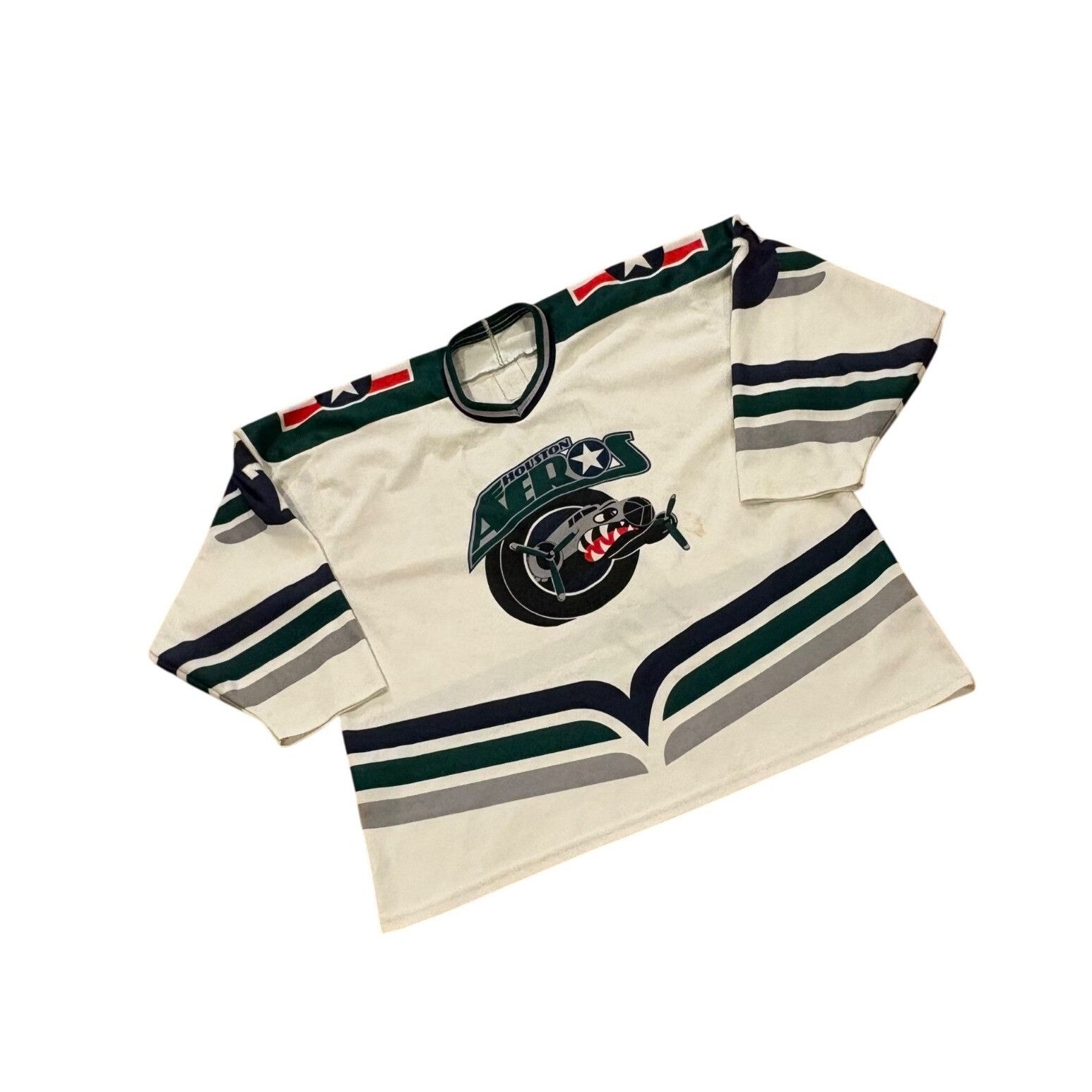 Ccm Vintage CCM Houston Aeros AHL IHL Hockey Jersey White Men's Size US XL / EU 56 / 4 - 3 Thumbnail
