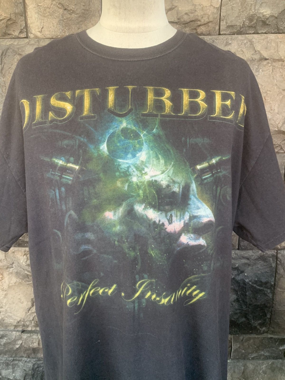 Band Tees × Vintage Vintage Disturbed Heavy Metal Band T shirt Size US XL / EU 56 / 4 - 2 Thumbnail