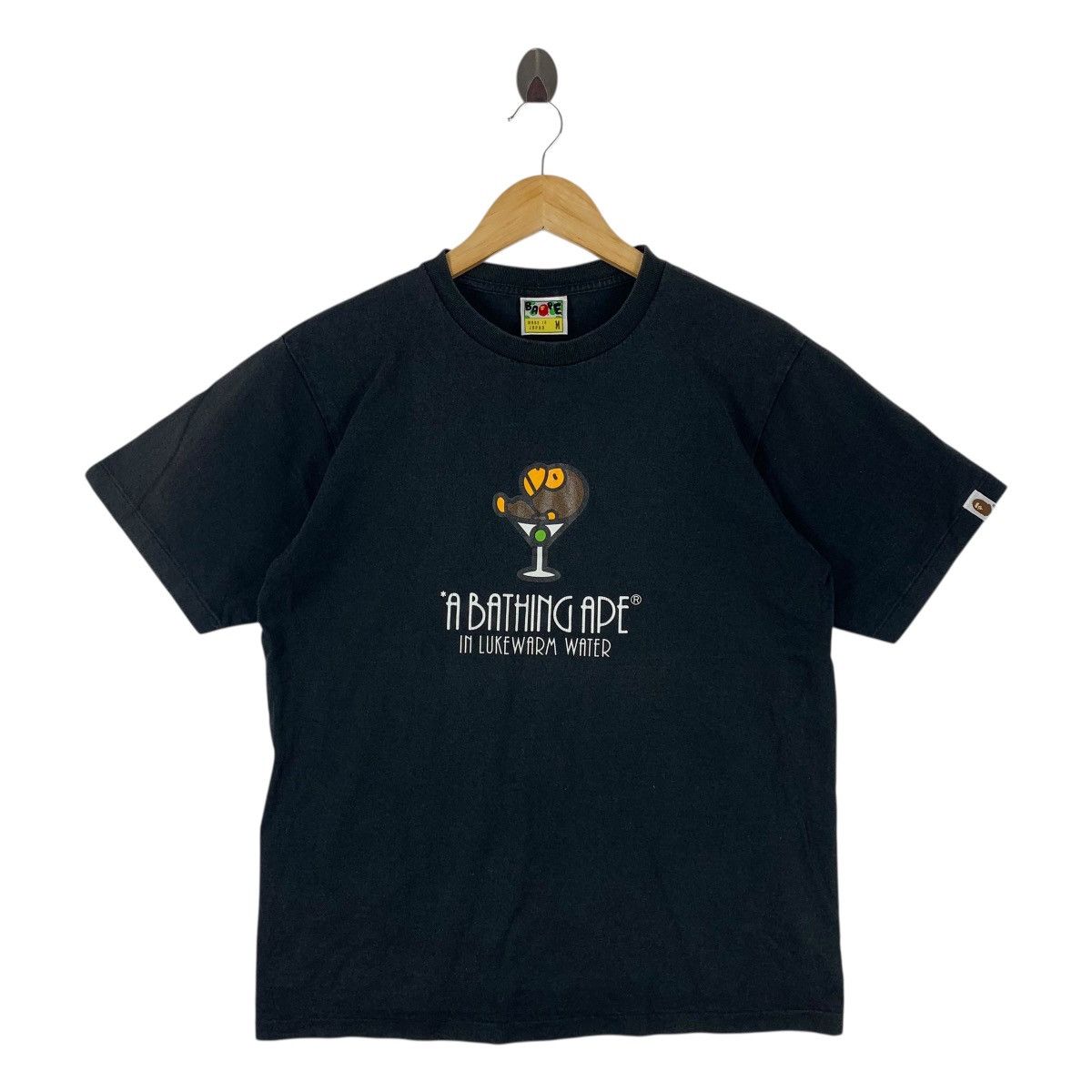 Bape Vintage A Bathing Ape (BAPE) Martini Glass Baby Milo Tee Size US M / EU 48-50 / 2 - 1 Thumbnail