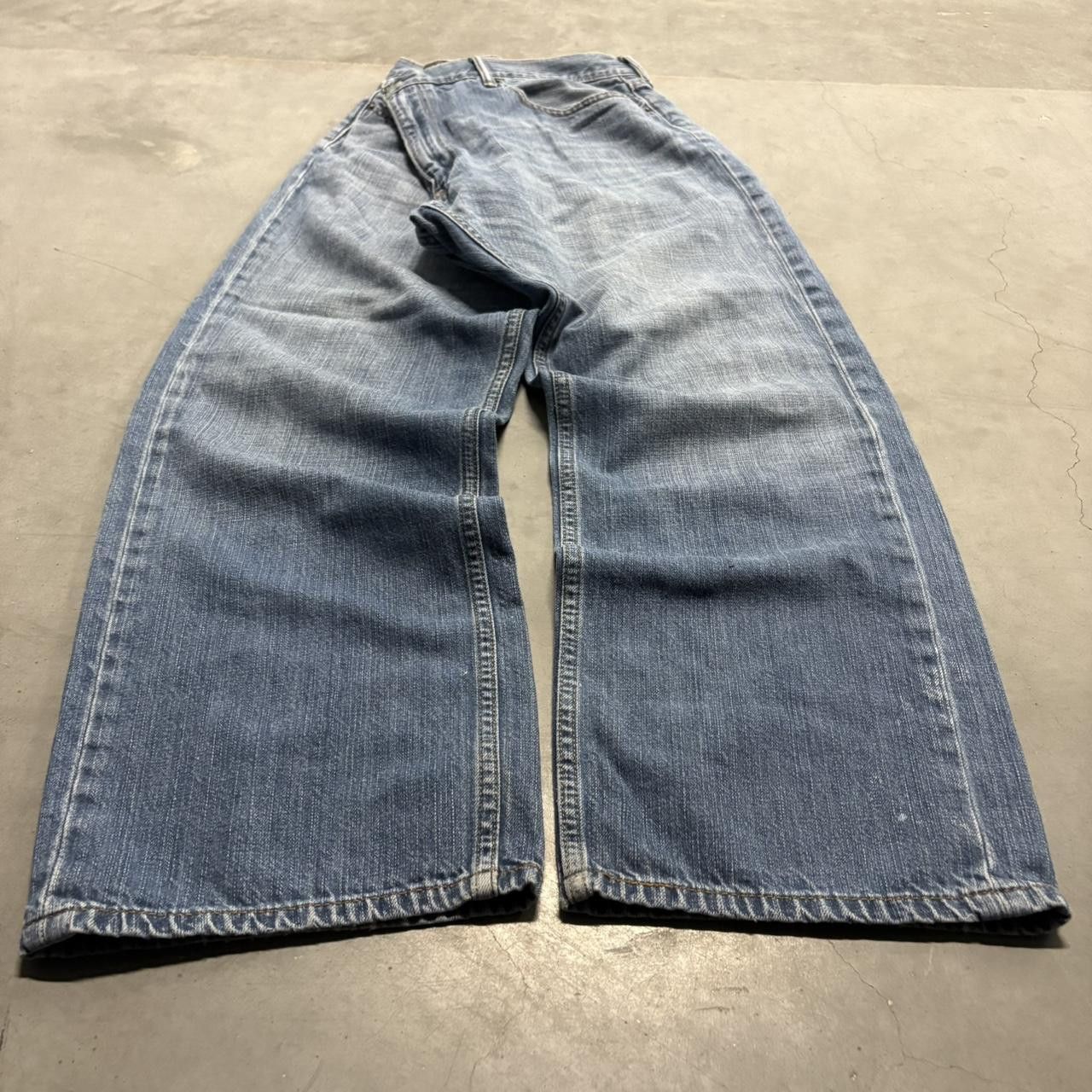 Levi's × Vintage Crazy Vintage Y2K/2000s Baggy Grunge Levis Medium Wash Denim Jeans! Size US 40 / EU 56 - 3 Thumbnail