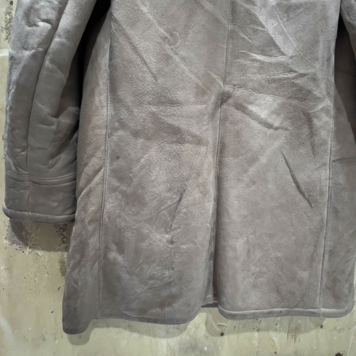 Vintage Sheepskin Leather Long Jacket Size S / US 4 / IT 40 - 8 Thumbnail