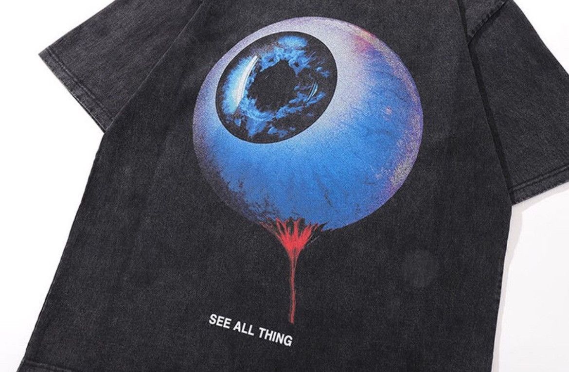 Japanese Brand × Vintage See all Things Design Eyes Printed Vintage T Shirt Size US M / EU 48-50 / 2 - 3 Thumbnail