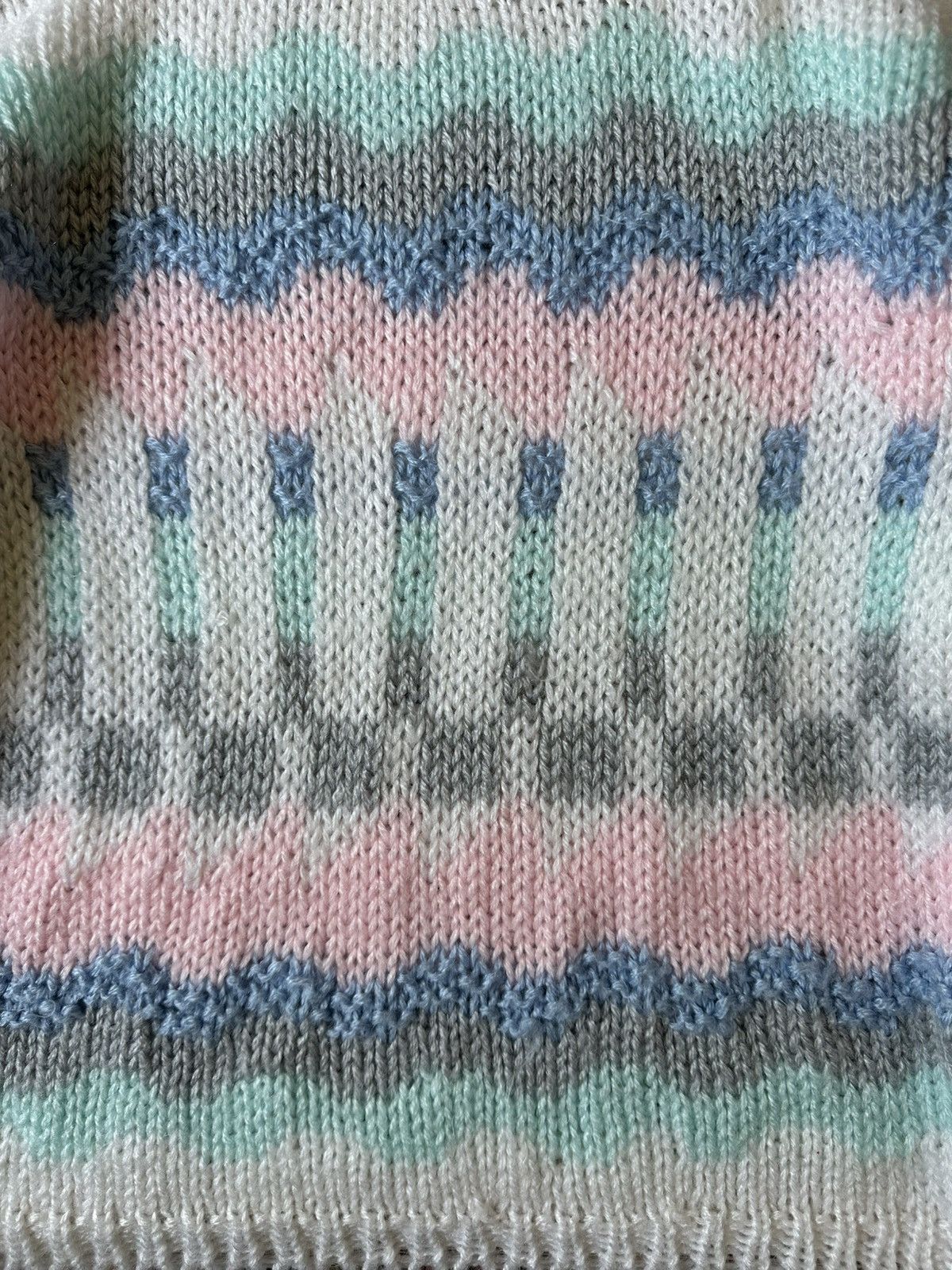 Vintage Vintage Chorus Line Pastel Pullover Sweater Large Size US L / EU 52-54 / 3 - 4 Thumbnail