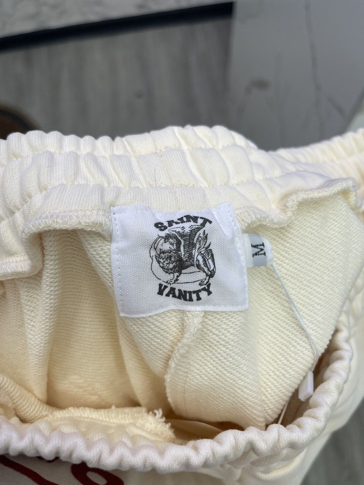Saint Vanity Saint Vanity Sweatpants cream/ red logo Size US 30 / EU 46 - 2 Thumbnail