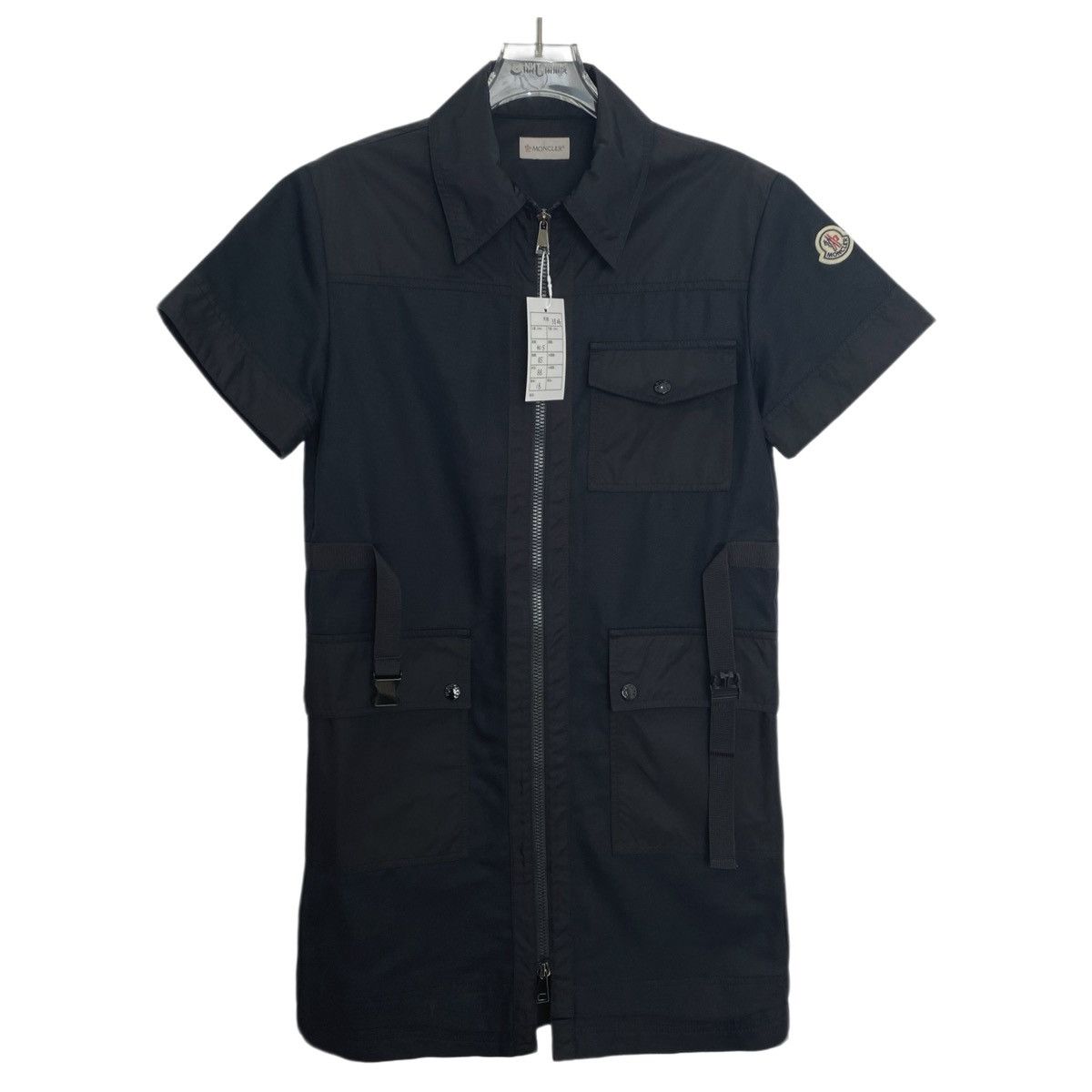 Moncler Moncler Black Fashion Collared Dress K26WX Size S / US 4 / IT 40 - 1 Thumbnail