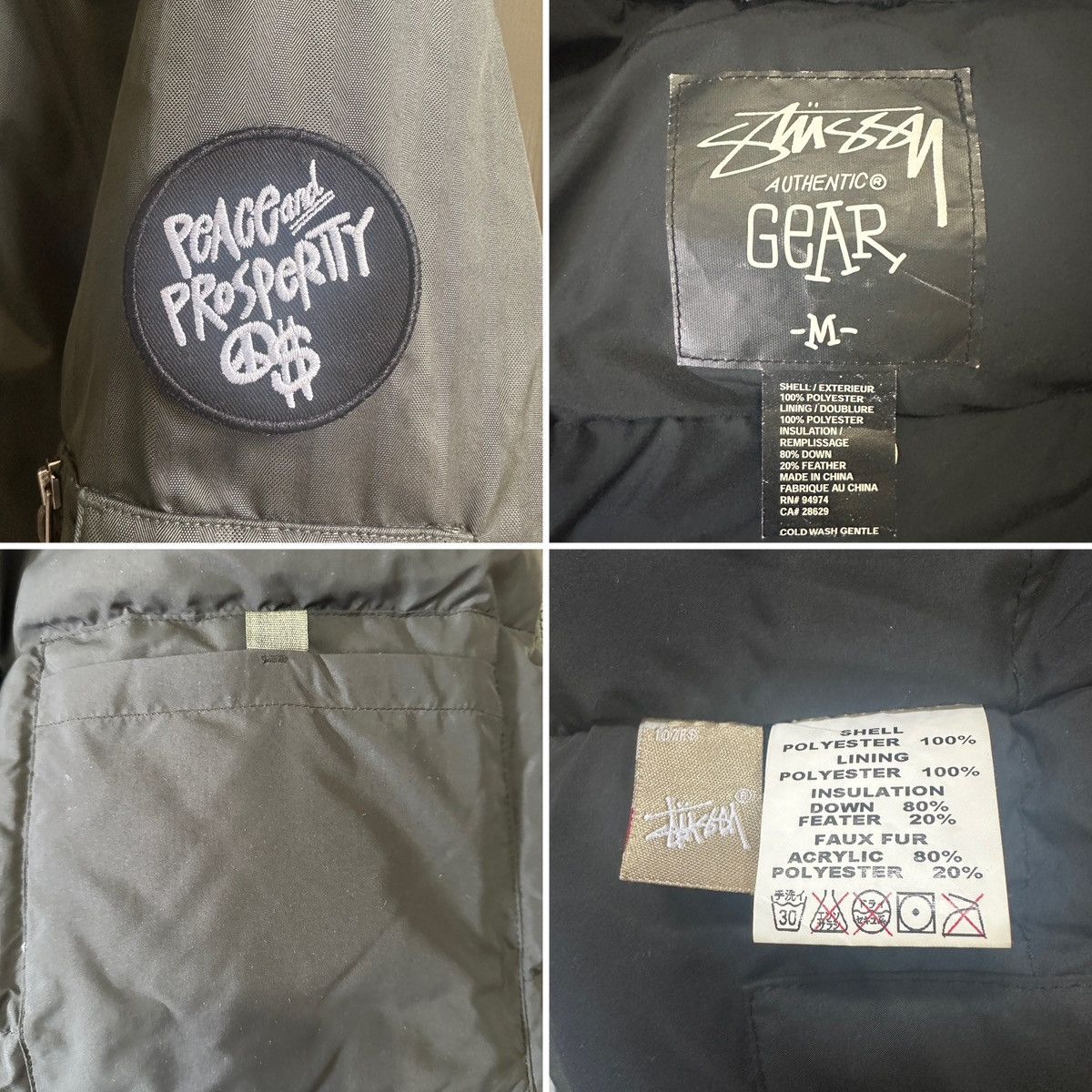 Designer × Stussy × Vintage Stussy Parker Very Rare Item Size Medium Size US M / EU 48-50 / 2 - 7 Thumbnail