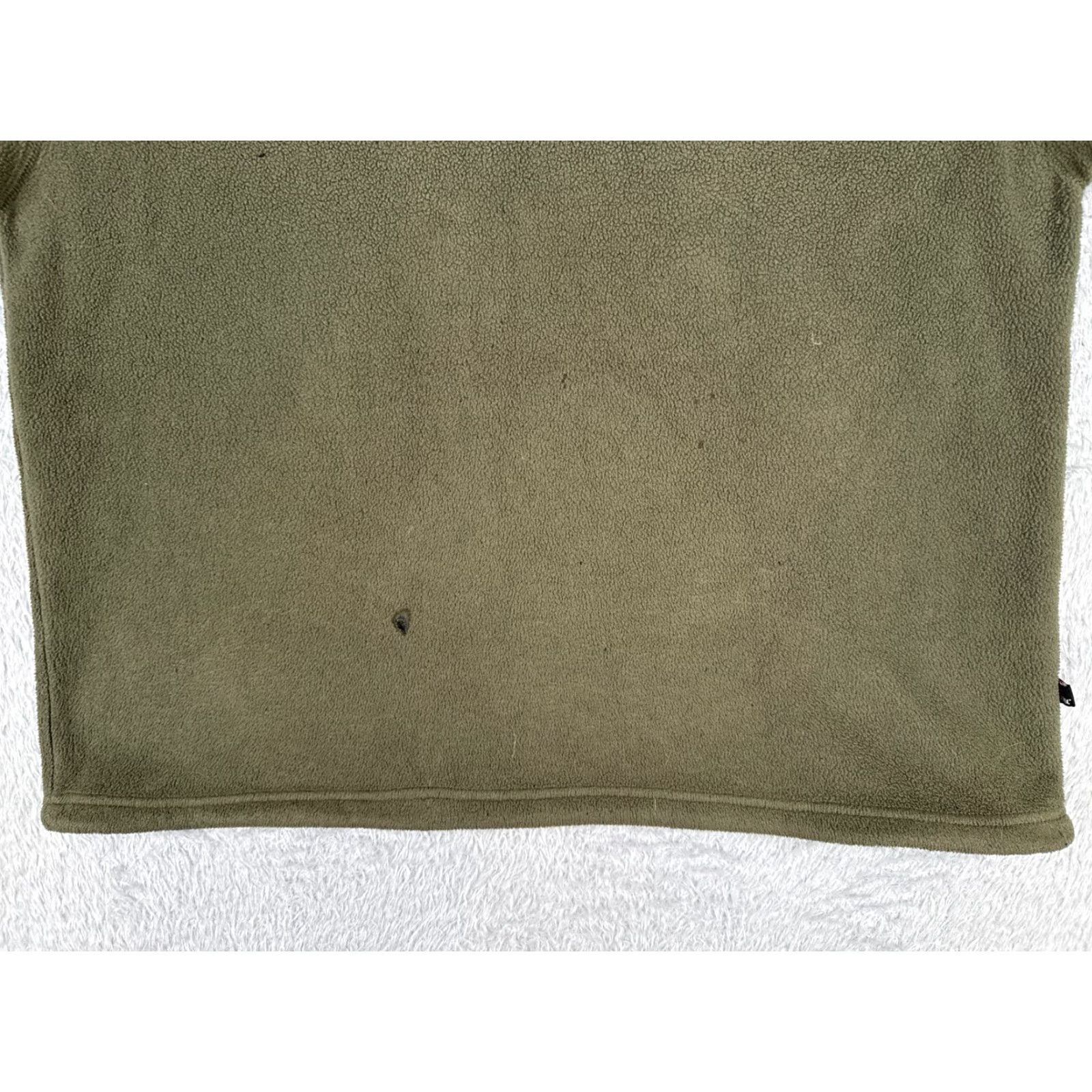 Timberland Timberland Sweater Men Large Green Fleece 1/4 Zip Polyester ISSUES READ ME Size US L / EU 52-54 / 3 - 5 Thumbnail