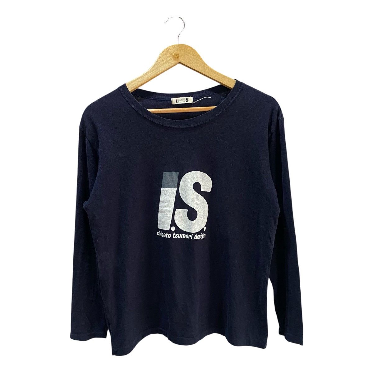 Issey Miyake 80s ISSEY MIYAKE TSUMORI CHISATO "I.S." Big Logo Long Sleeve Size US S / EU 44-46 / 1 - 1 Thumbnail