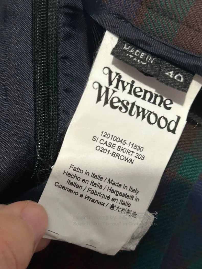 Vivienne Westwood Vivienne Westwood Classic British irregular wool check hal Size 26" / US 2 / IT 38 - 7 Thumbnail