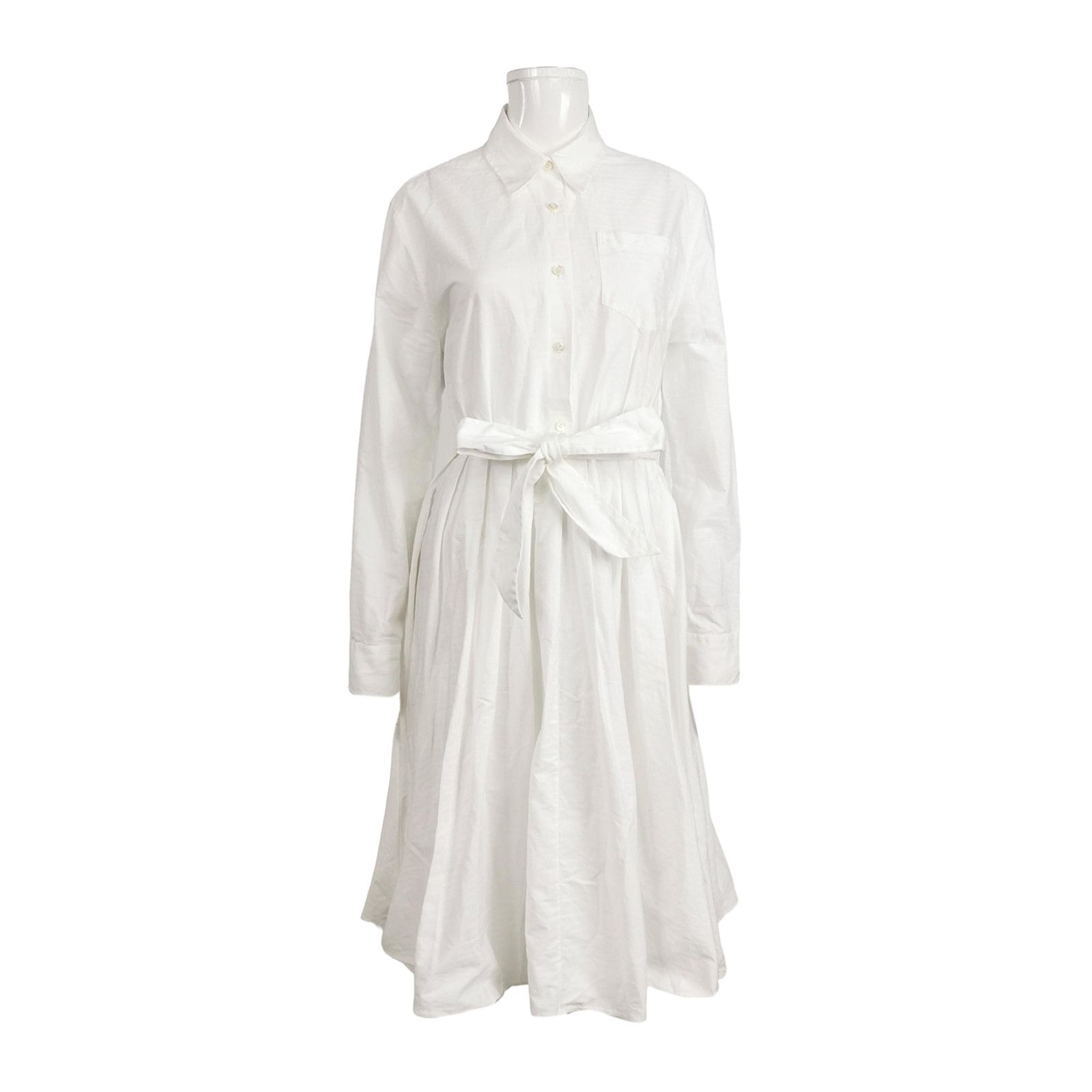 white pure cotton dress June | Handmade Size:One-size shoulder puff sleeves and Texas-themed kids clothing Caves Valley Golf Club