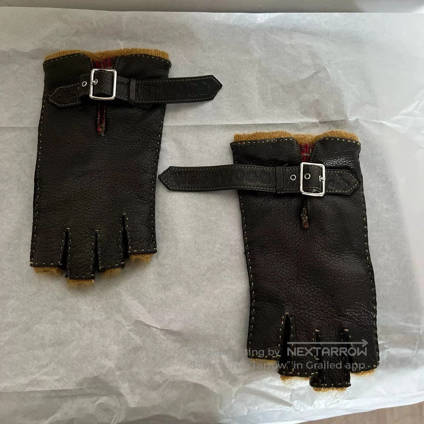 Vivienne Westwood Vivienne Westwood Leather Gloves. Size ONE SIZE - 3 Thumbnail