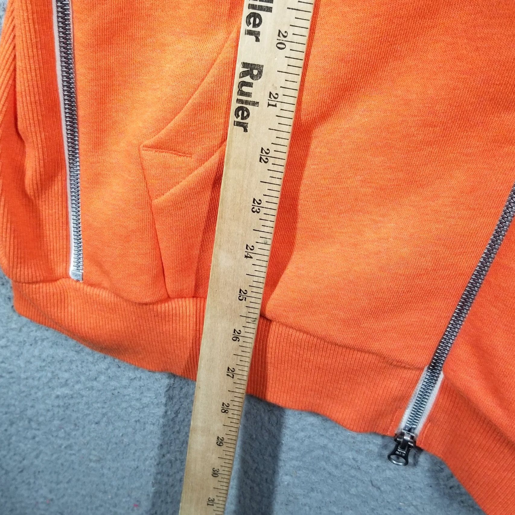 Nike VINTAGE Nike Hoodie Mens Medium Orange Basketball Zip Sample Sports Performance 90s Mens Size US M / EU 48-50 / 2 - 6 Thumbnail