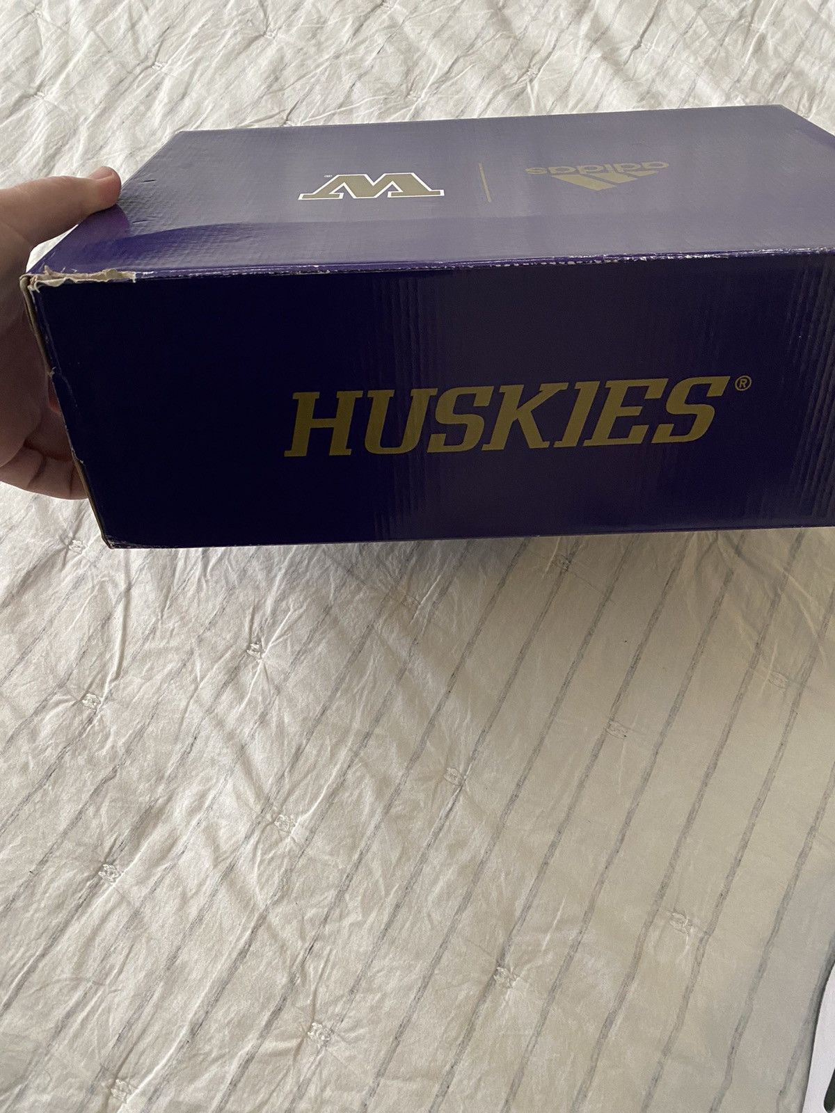 Adidas Adidas AlphaBoost V1 Washington Huskies Sz13 Size US 13 / EU 46 - 18 Thumbnail