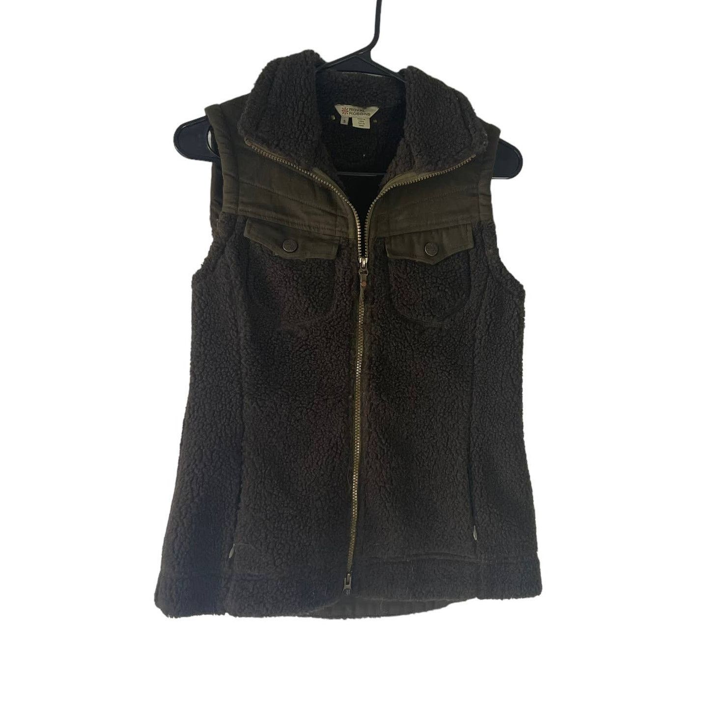 Royal Robbins Royal Robbins Women Small Green Sherpa Canvas Outdoor Vest Size S / US 4 / IT 40 - 1 Thumbnail
