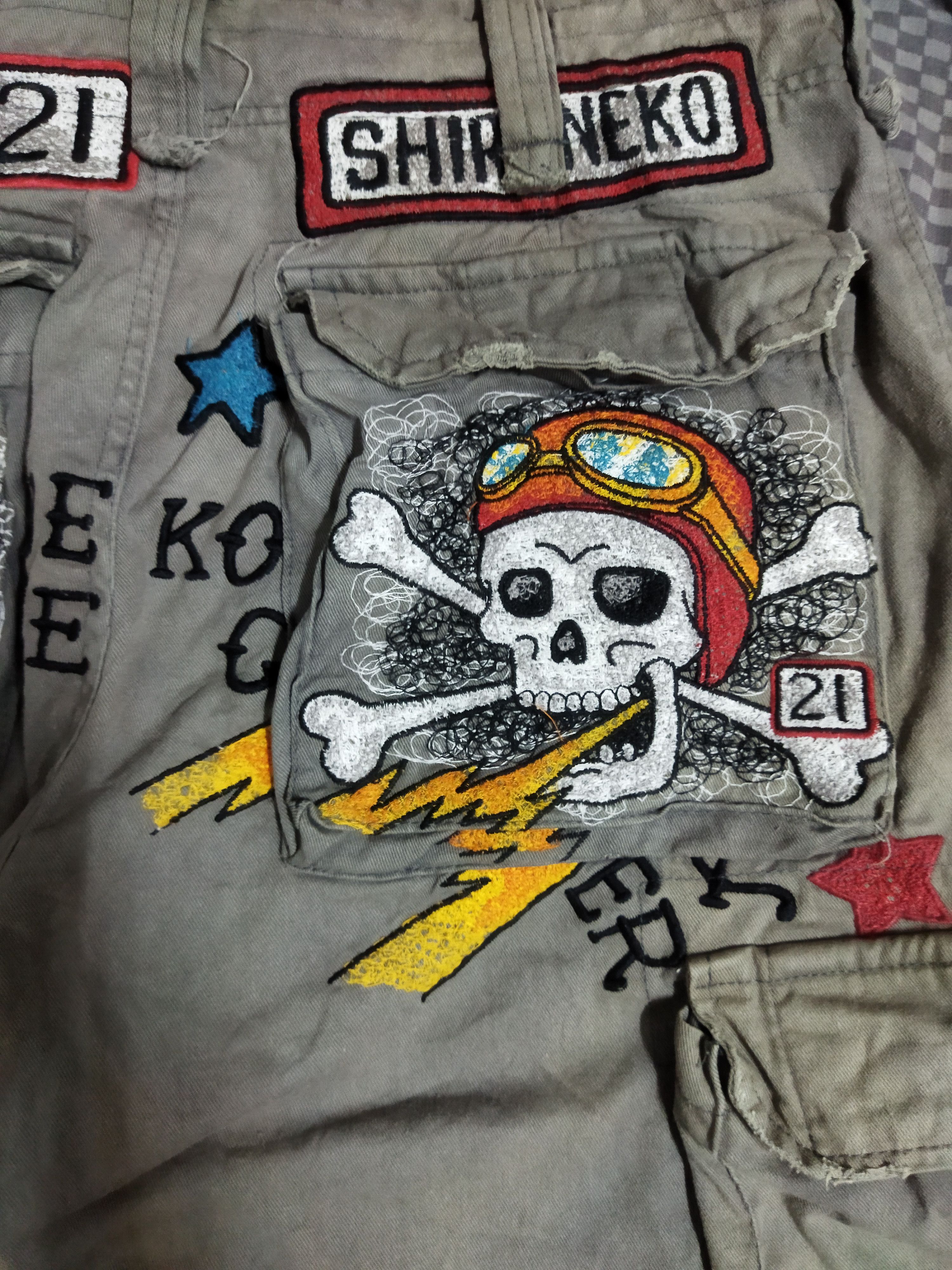 Ed Hardy Shiroi Neko Cargo Pant Size US 32 / EU 48 - 8 Thumbnail