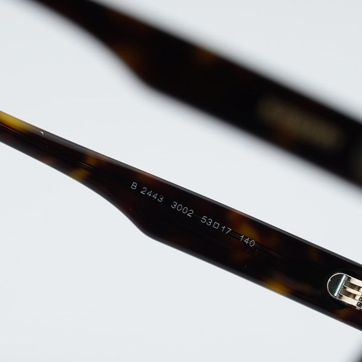 Burberry Burberry BE2443 3002 Eyeglasses Havana 53mm Square Frame Size ONE SIZE - 8 Thumbnail