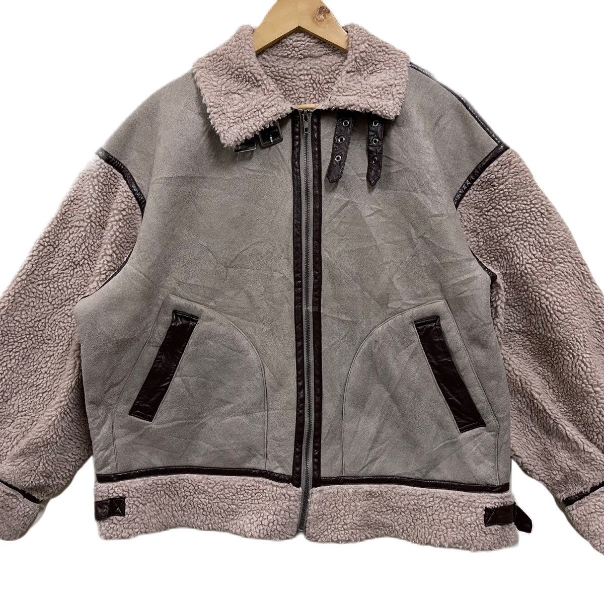 Nicole Club Nicole Club sherpa sherling B3 jacket japanese brand Size US XL / EU 56 / 4 - 4 Thumbnail