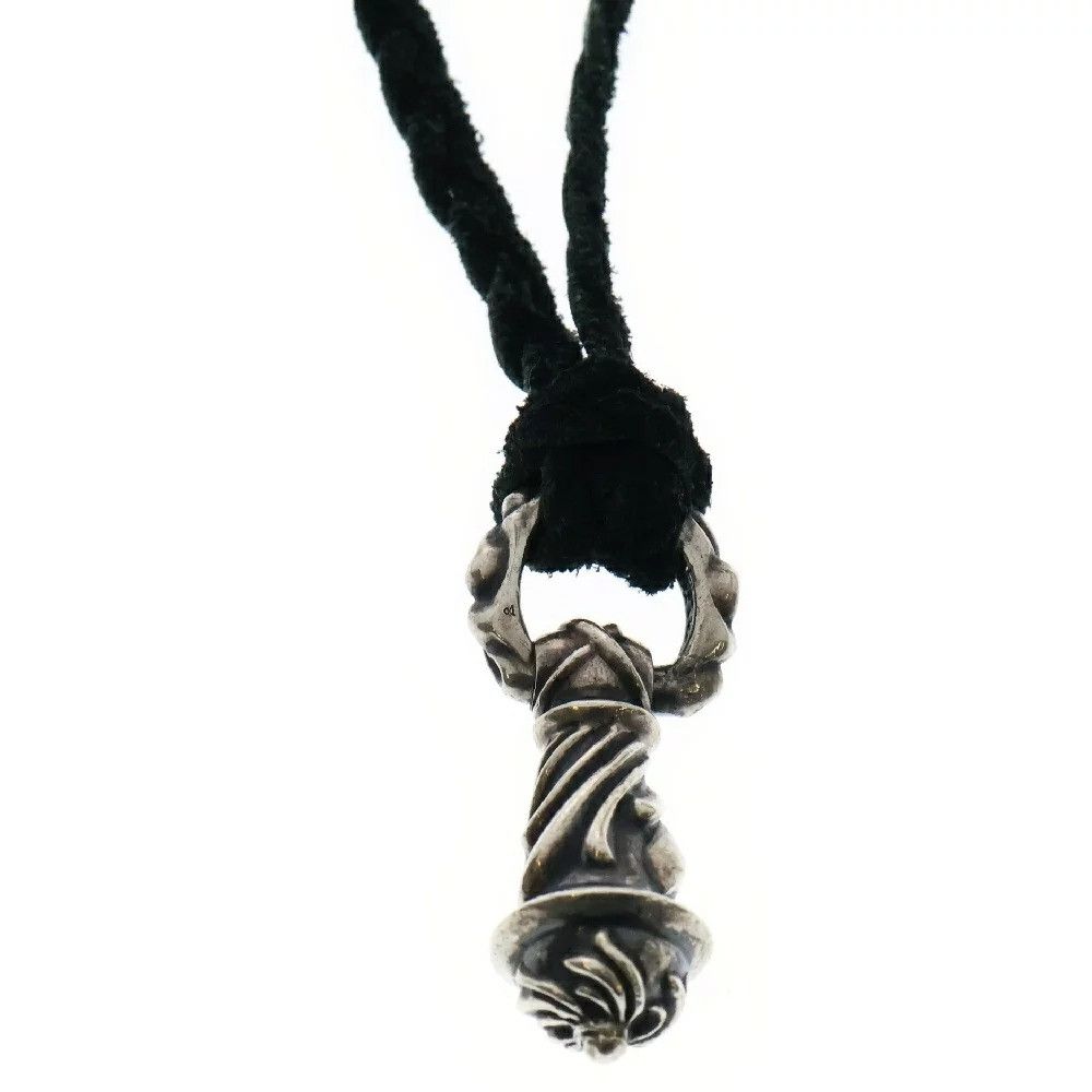Chrome Hearts CHROME HEARTS CAMPANA PENDANT BRAID LEATHER Size ONE SIZE - 8 Thumbnail