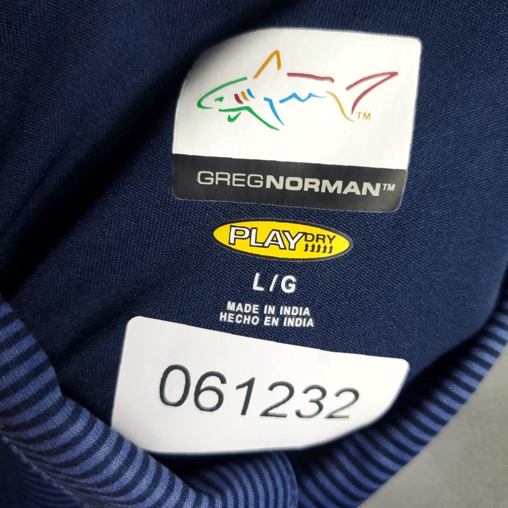 Vintage Greg Norman Polo Shirt Mens Large Blue Striped Shark Golf Short Sleeve Polo - Greg Norman - Polo - Blue - Striped - Short Sleeve - Mens Size US L / EU 52-54 / 3 - 7 Thumbnail