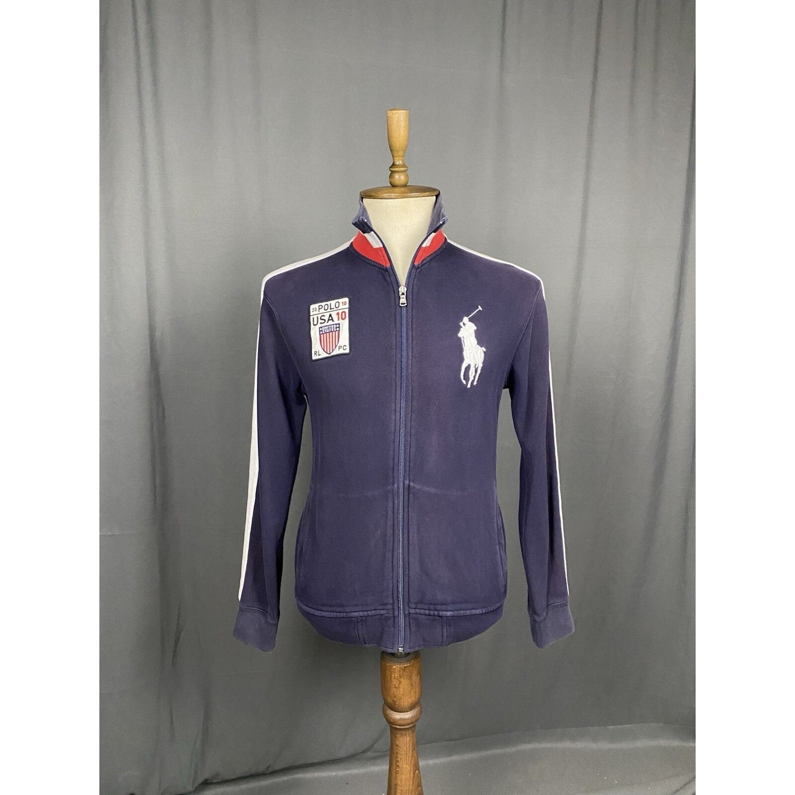 Polo Ralph Lauren Polo Ralph Lauren USA Team Men's Blue Full Zip High Neck Swe Size US M / EU 48-50 / 2 - 1 Thumbnail