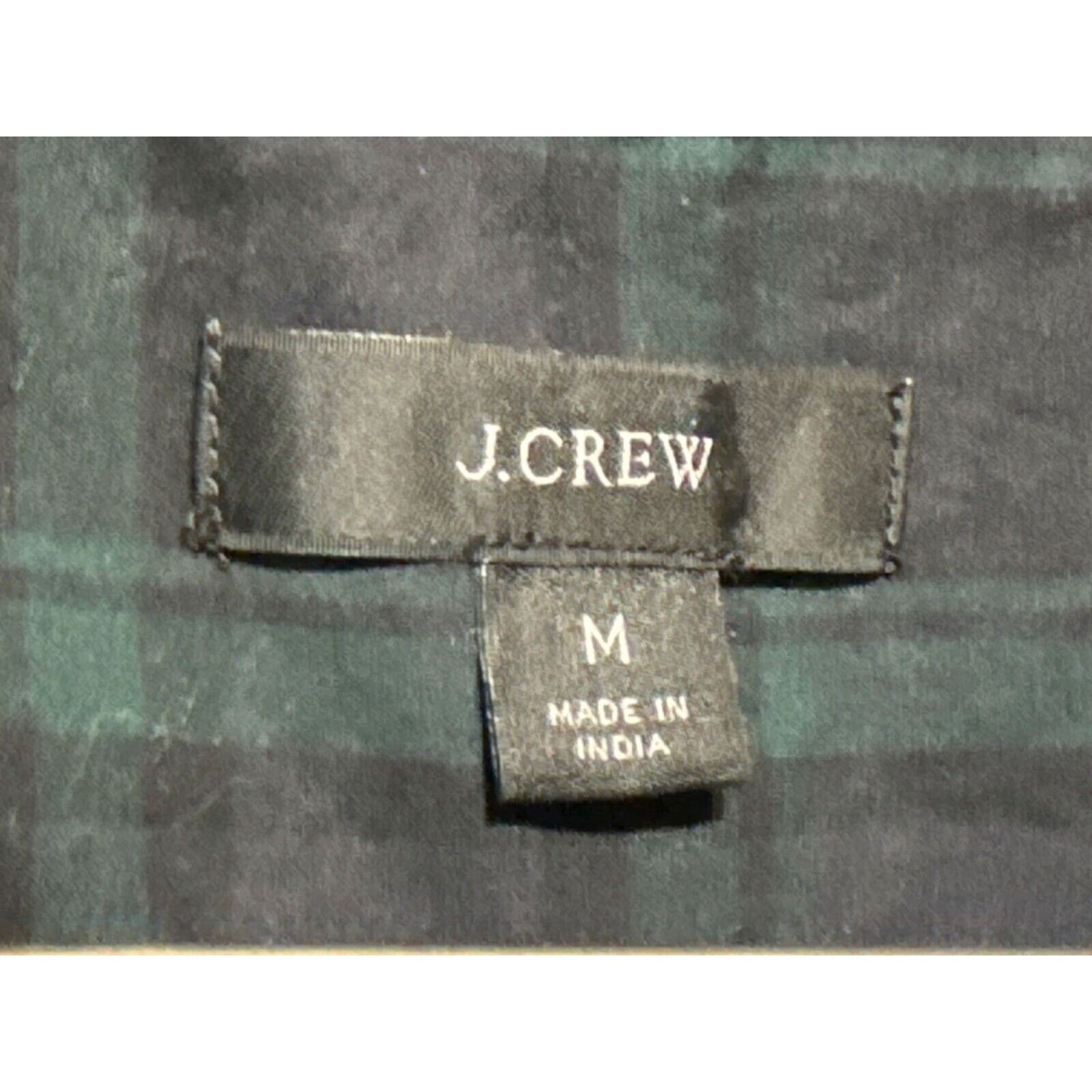 J.Crew J.Crew Black Label Plaid Velvet V-Neck Shirt Medium Size M / US 6-8 / IT 42-44 - 9 Thumbnail