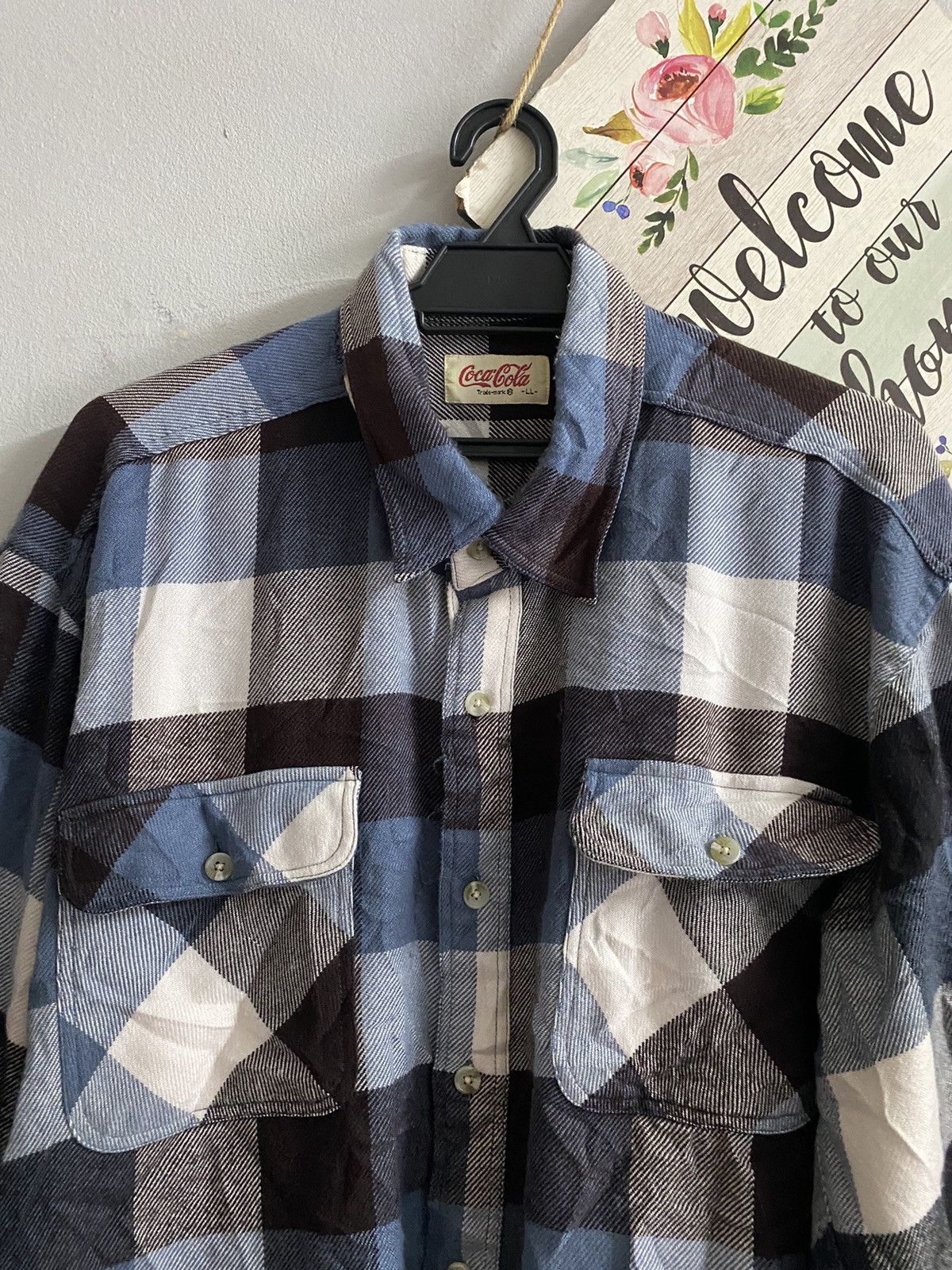 Coca Cola × Vintage Vintage Coca cola Flannel heavy flannel shirt Size US L / EU 52-54 / 3 - 5 Thumbnail