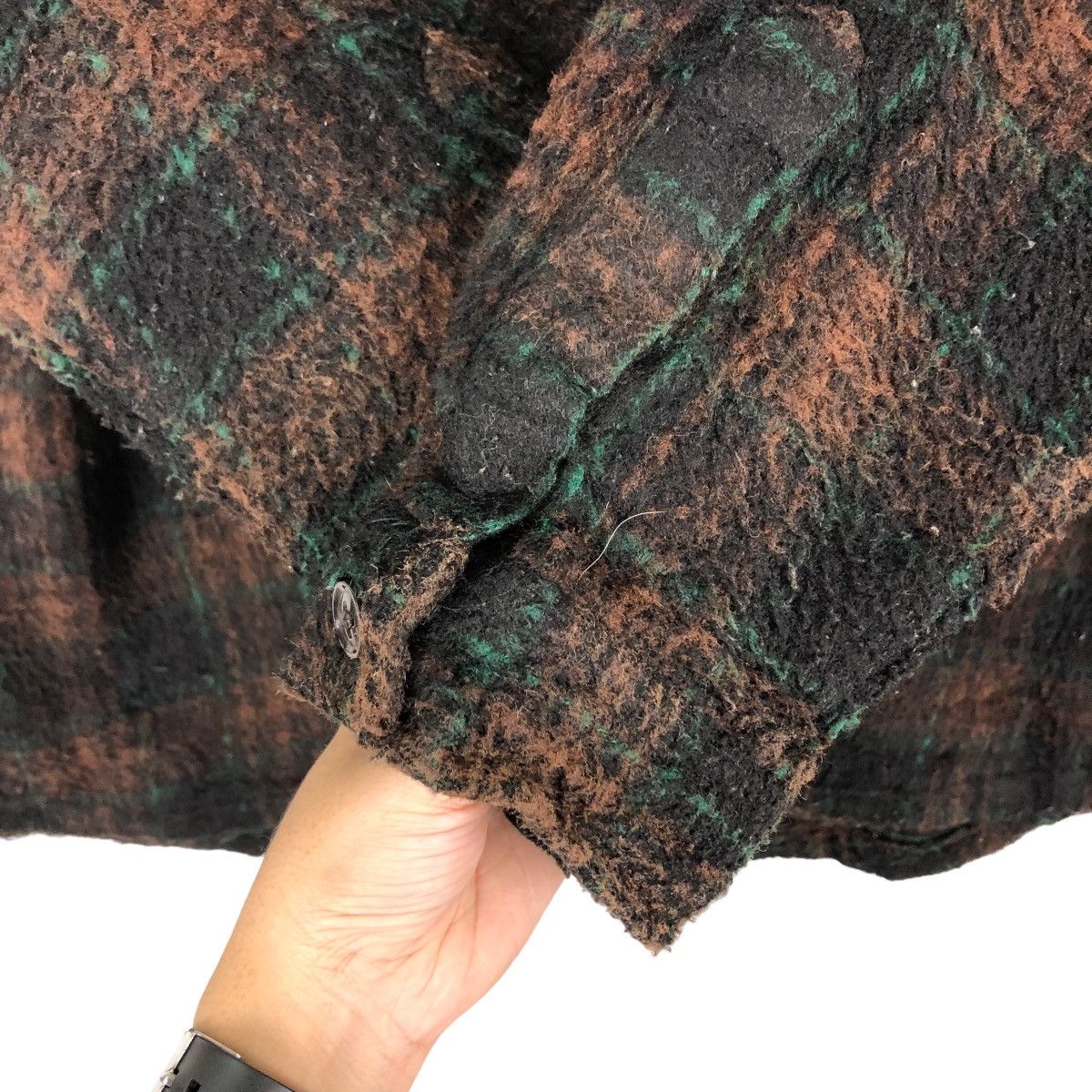 Flannel 🔥VINTAGE WOOL FLANNEL JACKET TARTAN DESIGN NIKO AND.. JAPAN Size US M / EU 48-50 / 2 - 11 Thumbnail