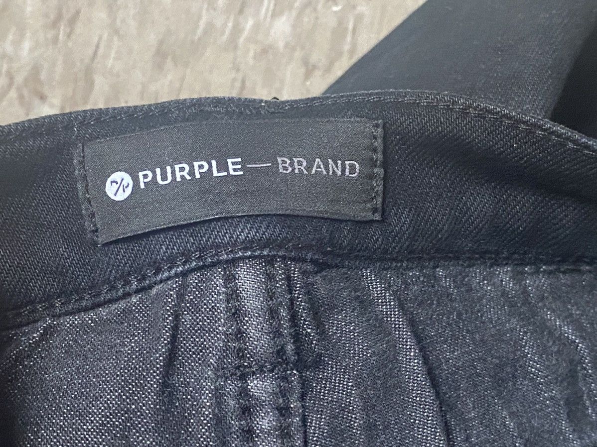 Purple Brand Purple Jeans P001 Black Oil Spill Size US 30 / EU 46 - 5 Thumbnail