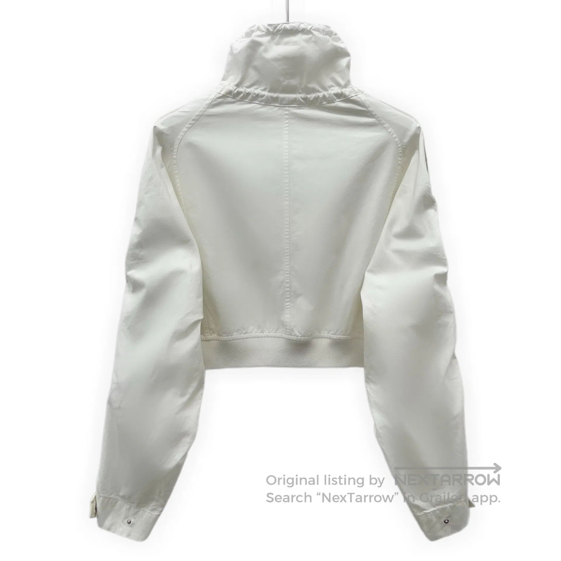 Hermes Hermes Beige drawstring design cotton long sleeve jacket| Size XS / US 0-2 / IT 36-38 - 2 Thumbnail