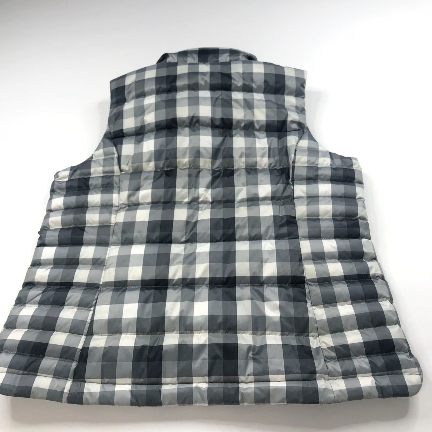 Lands' End Lands' End PM Petite Medium Womens Quilted Full Zip Vest Gray Vest, Quilted, Full Zip, Wool/Polyester, Knit, Vest for Women, Size PM, Gray Size M / US 6-8 / IT 42-44 - 5 Thumbnail