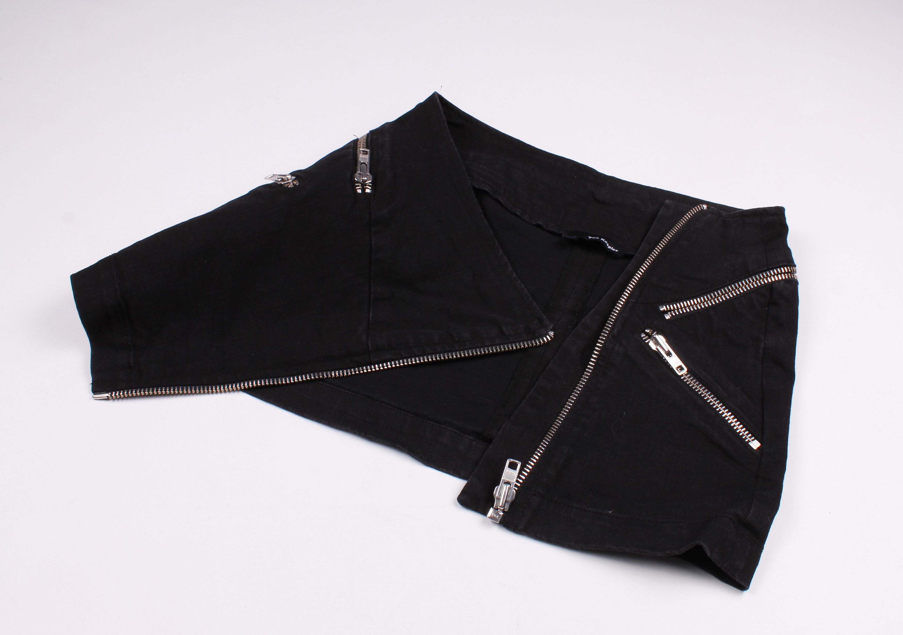 The Kooples The Kooples Grunge Punk Mini Zip Skirt Size 26" / US 2 / IT 38 - 6 Thumbnail