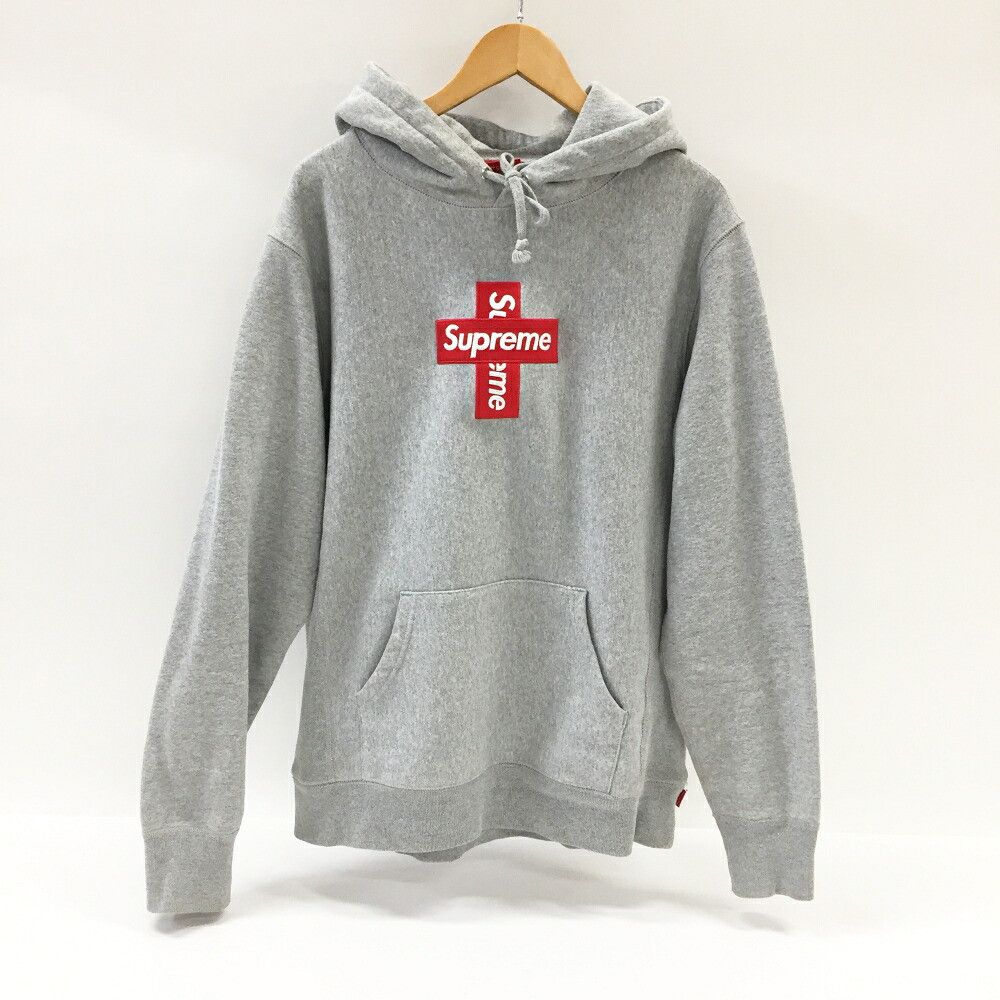 Supreme Supreme Cross Box Logo Hoodie Large | Grailed
