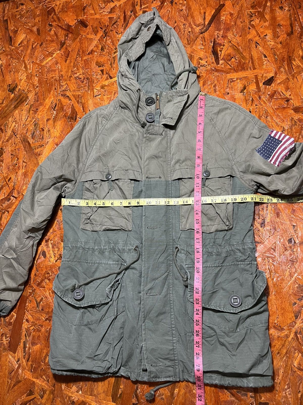 Ralph Lauren Denim Supply Ralph Lauren Us Army Patern Hoodie Jacket Size US S / EU 44-46 / 1 - 2 Thumbnail