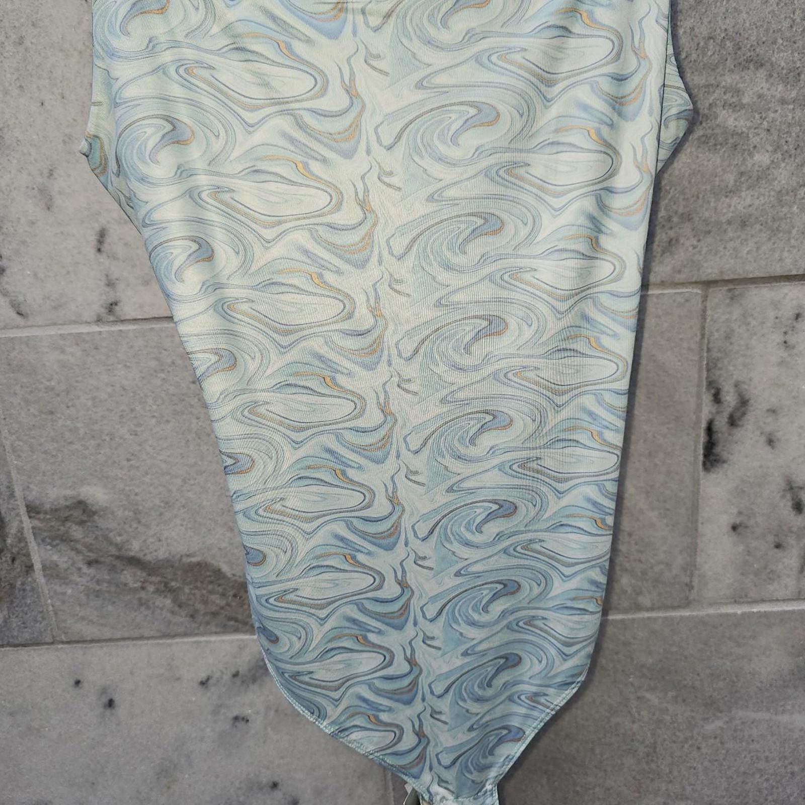 Other Women's Blue Boho Vibe Bodysuit Size ONE SIZE - 2 Thumbnail