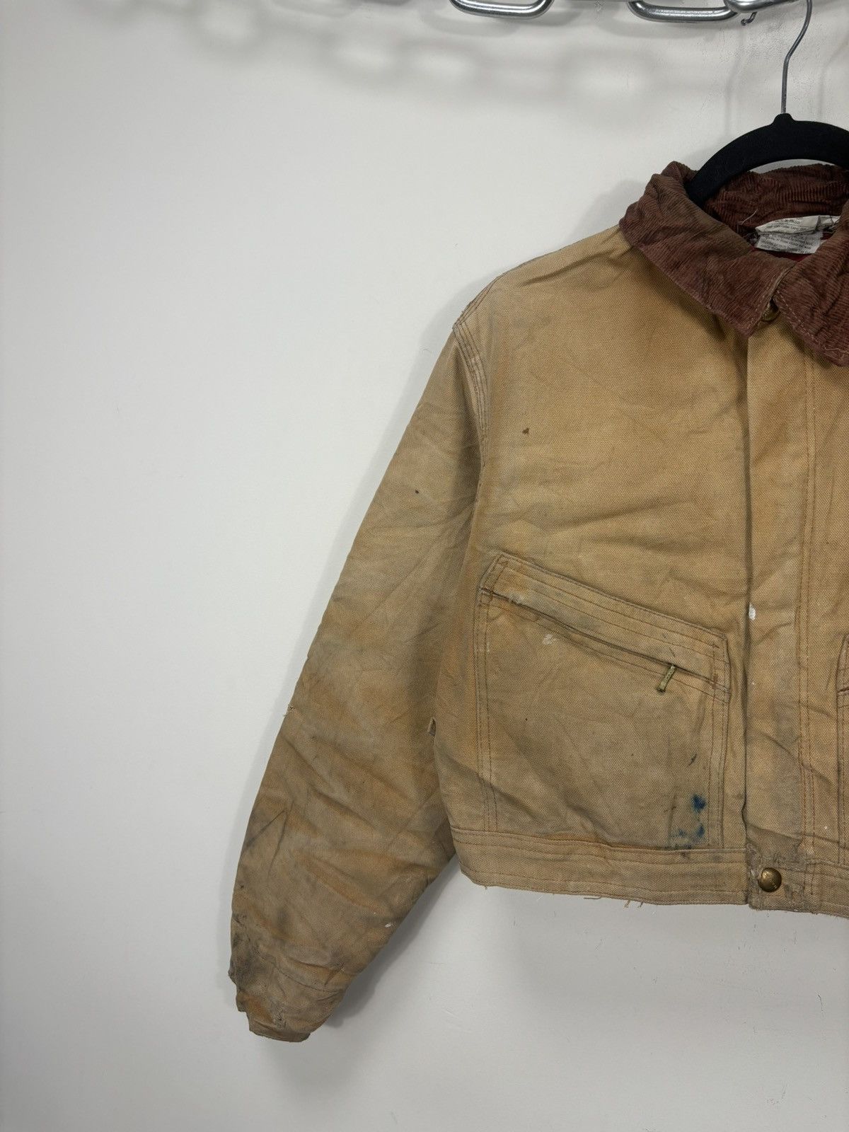 Carhartt Vintage 90s Carhartt Y2K Faded Boxy Cropped Detroit Jacket Size US M / EU 48-50 / 2 - 5 Thumbnail